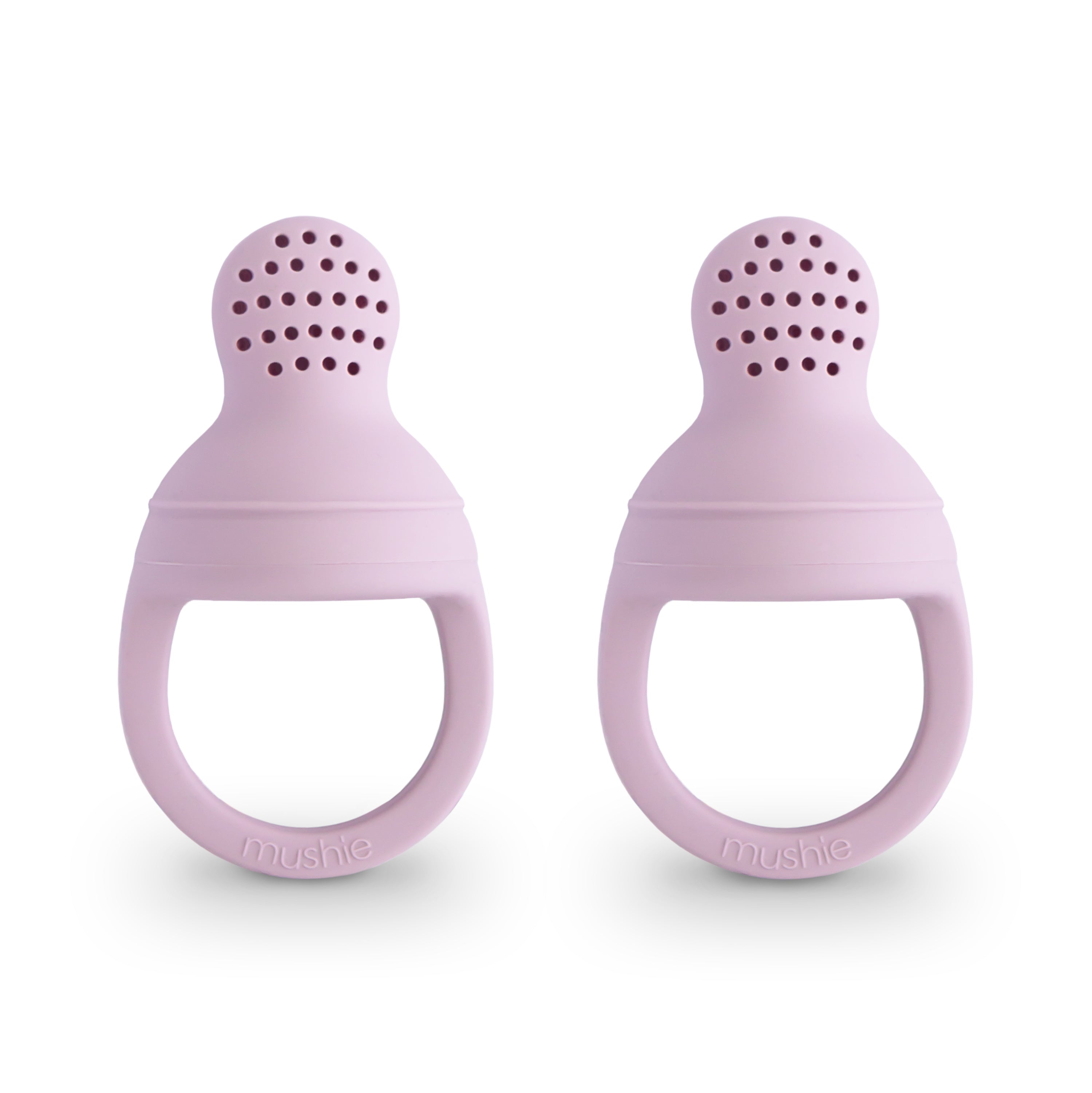 Silicone Fresh Food Feeder 2-Pack Silicone Fresh Food Feeder Mushie Soft Lilac