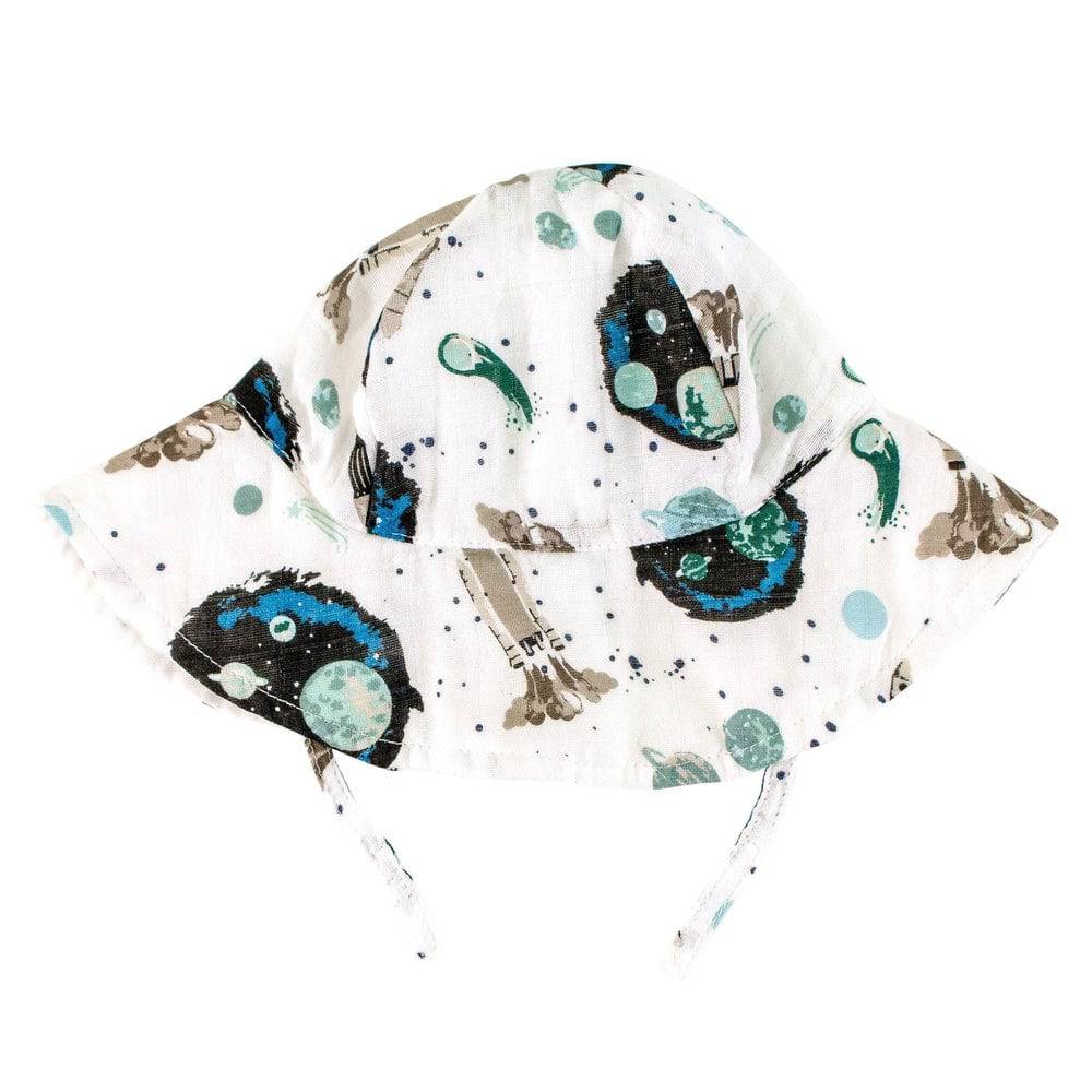 Space Oh So Soft Muslin Sun Hat Sun Hat Bebe au Lait