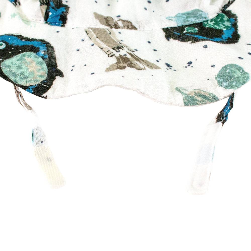 Space Oh So Soft Muslin Sun Hat Sun Hat Bebe au Lait