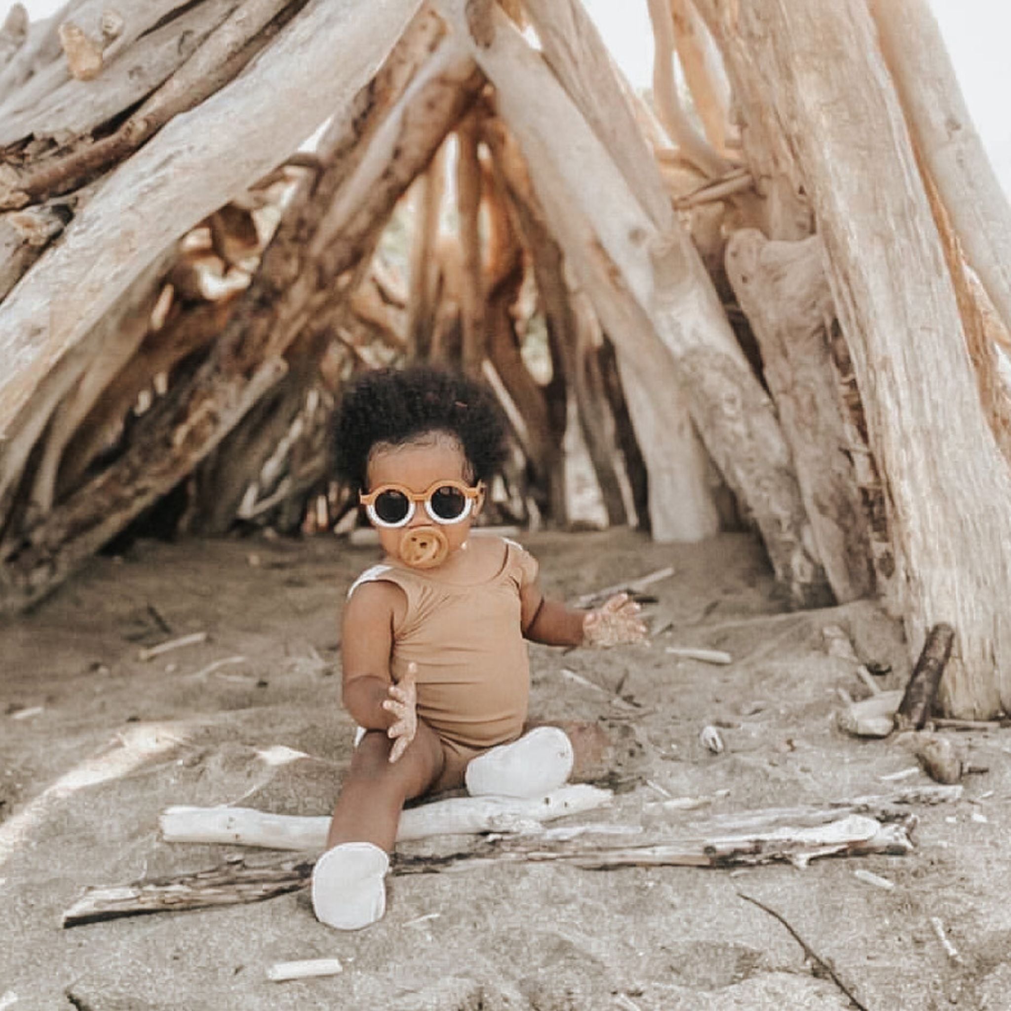 Modern Pacifier | Warm Taupe