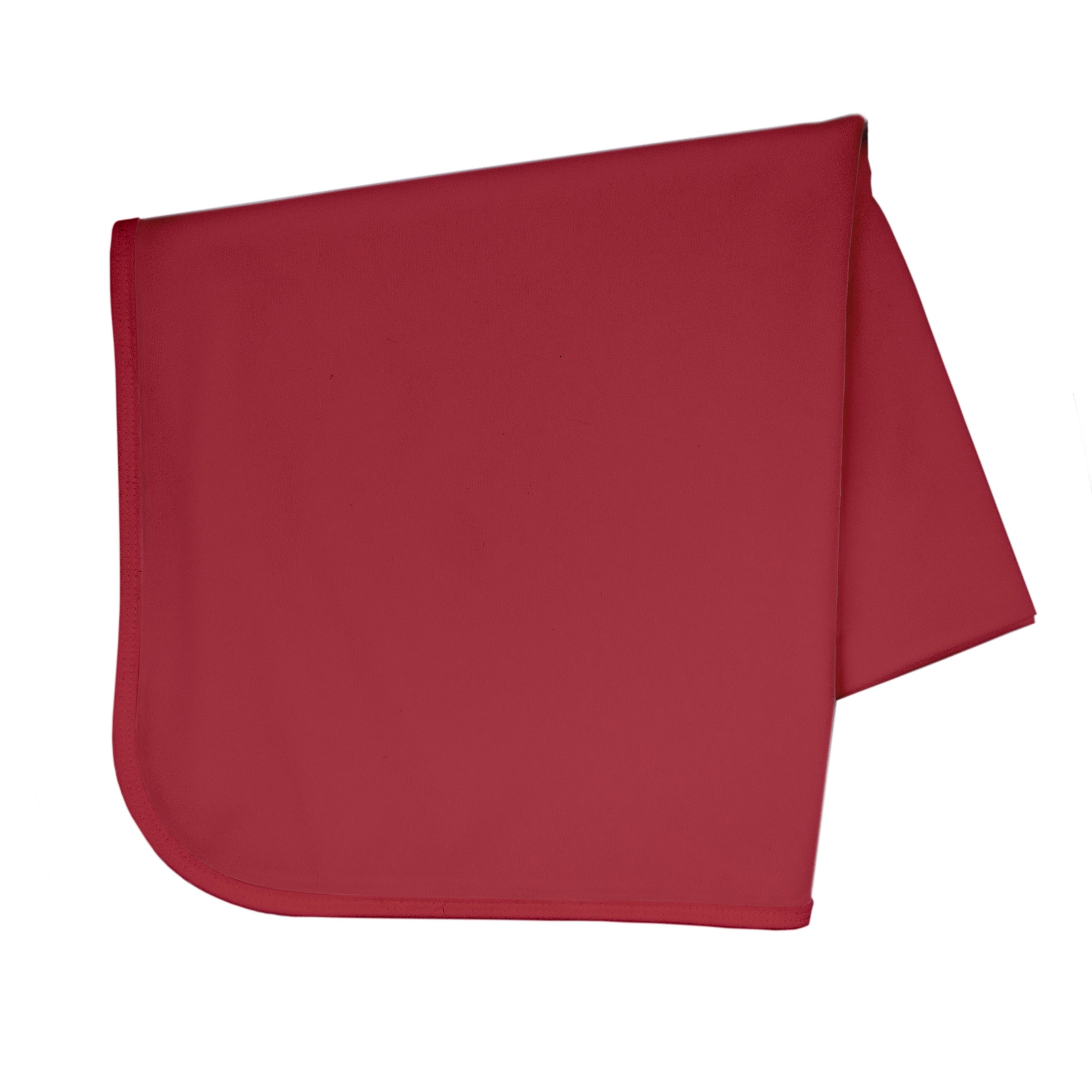 Solid Cranberry Minimalist Splash Mat - A Waterproof Catch-All for Highchair Spills and More! BapronBaby