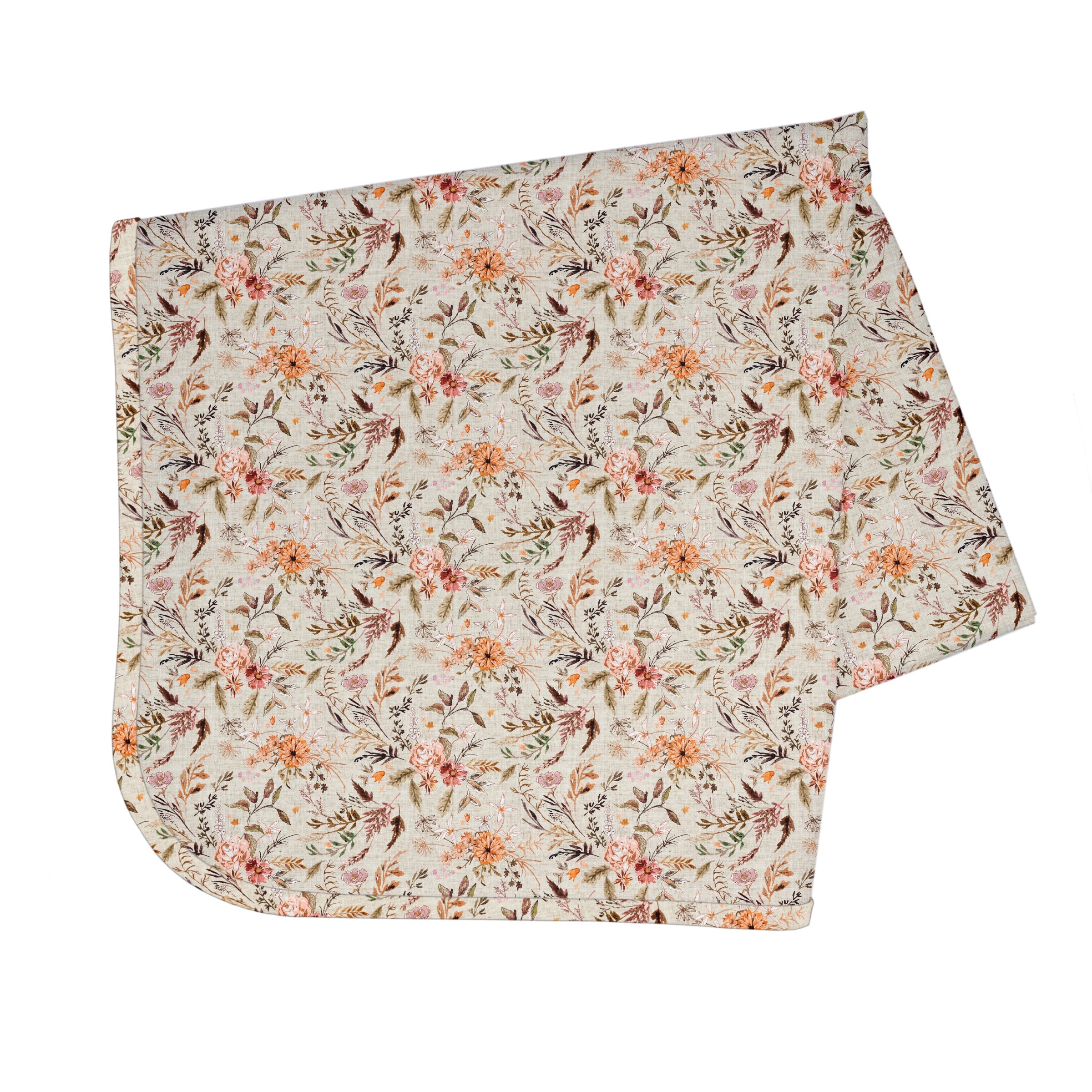 Delilah Floral Splash Mat - A Waterproof Catch-All for Highchair Spills and More! BapronBaby
