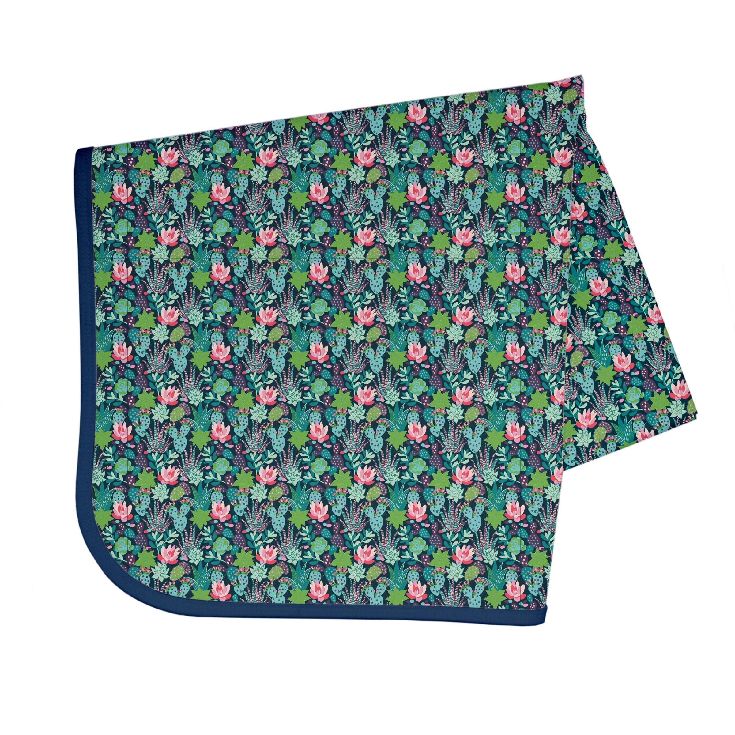 Desert Floral Splash Mat - A Waterproof Catch-All for Highchair Spills and More! BapronBaby
