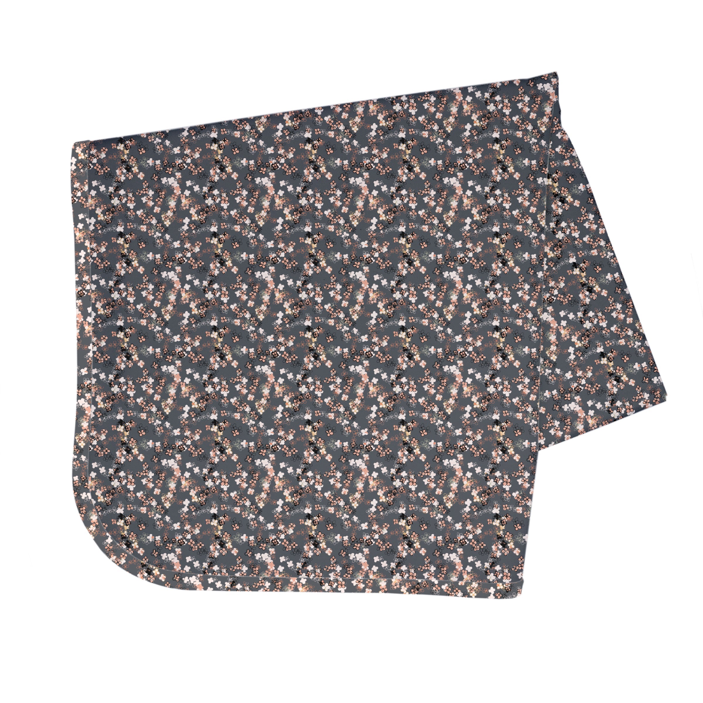 Ditsy Floral Splash Mat - A Waterproof Catch-All for Highchair Spills and More! BapronBaby