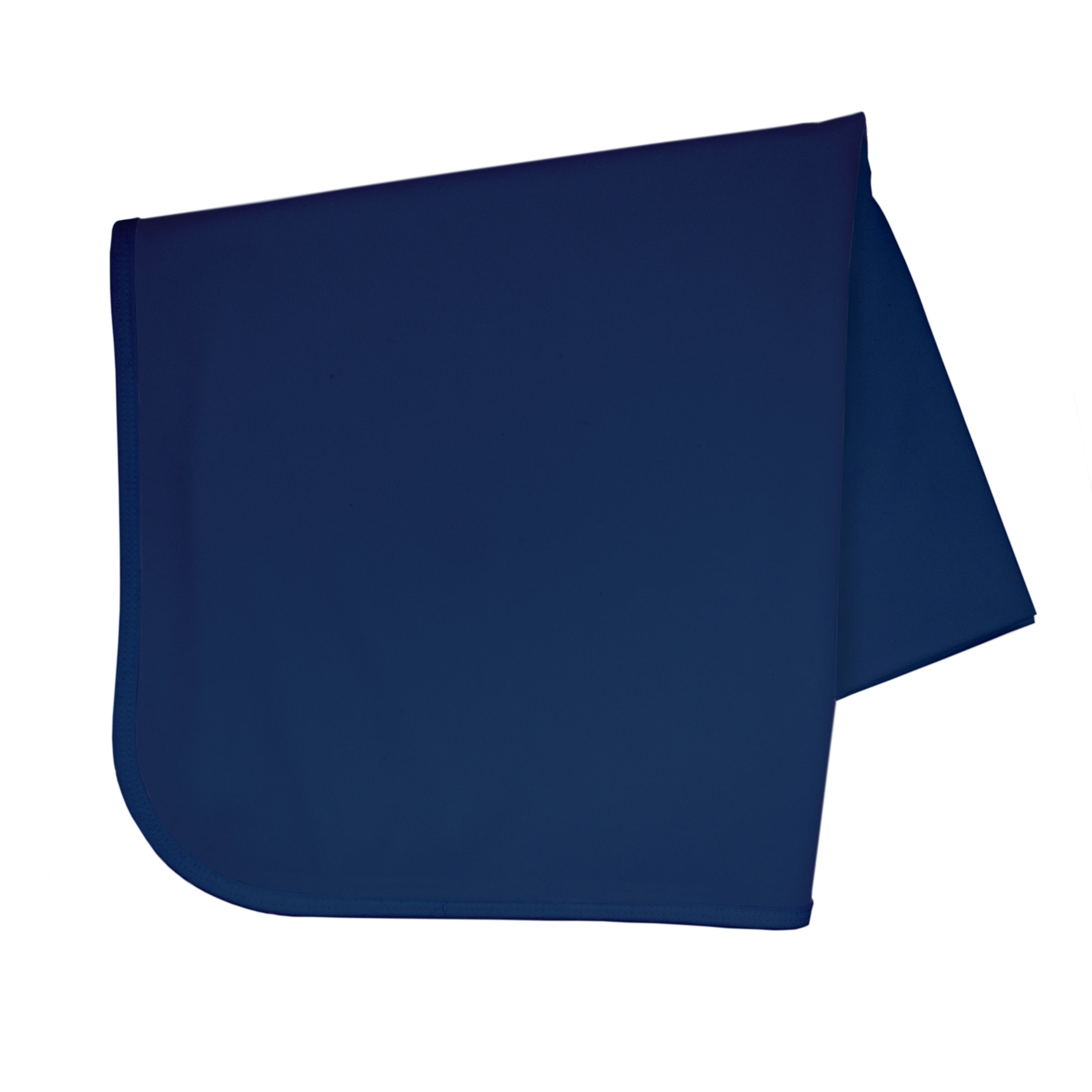 Solid Navy Minimalist Splash Mat - A Waterproof Catch-All for Highchair Spills and More!  BapronBaby
