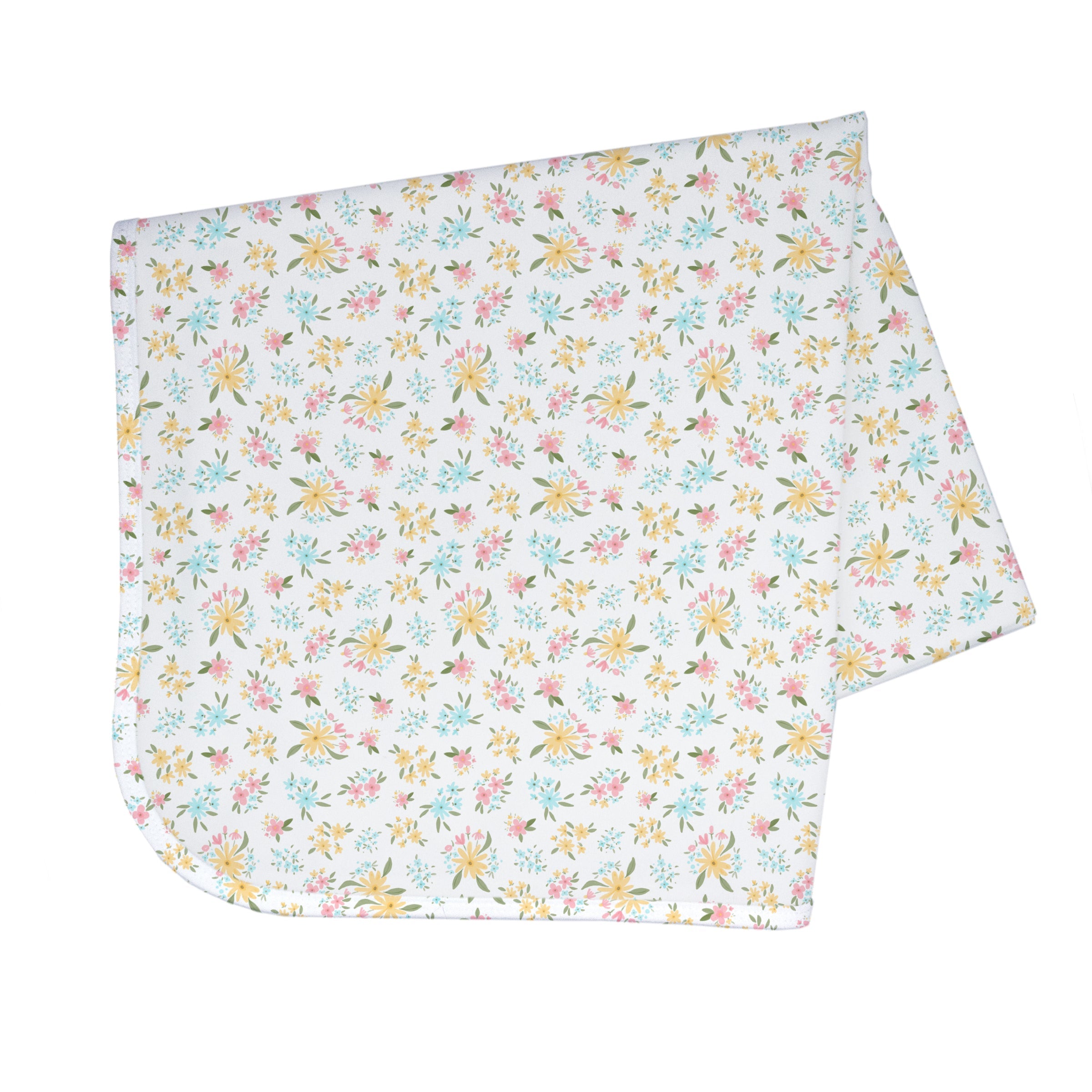Pastel Floral Splash Mat - A Waterproof Catch-All for Highchair Spills and More!  BapronBaby