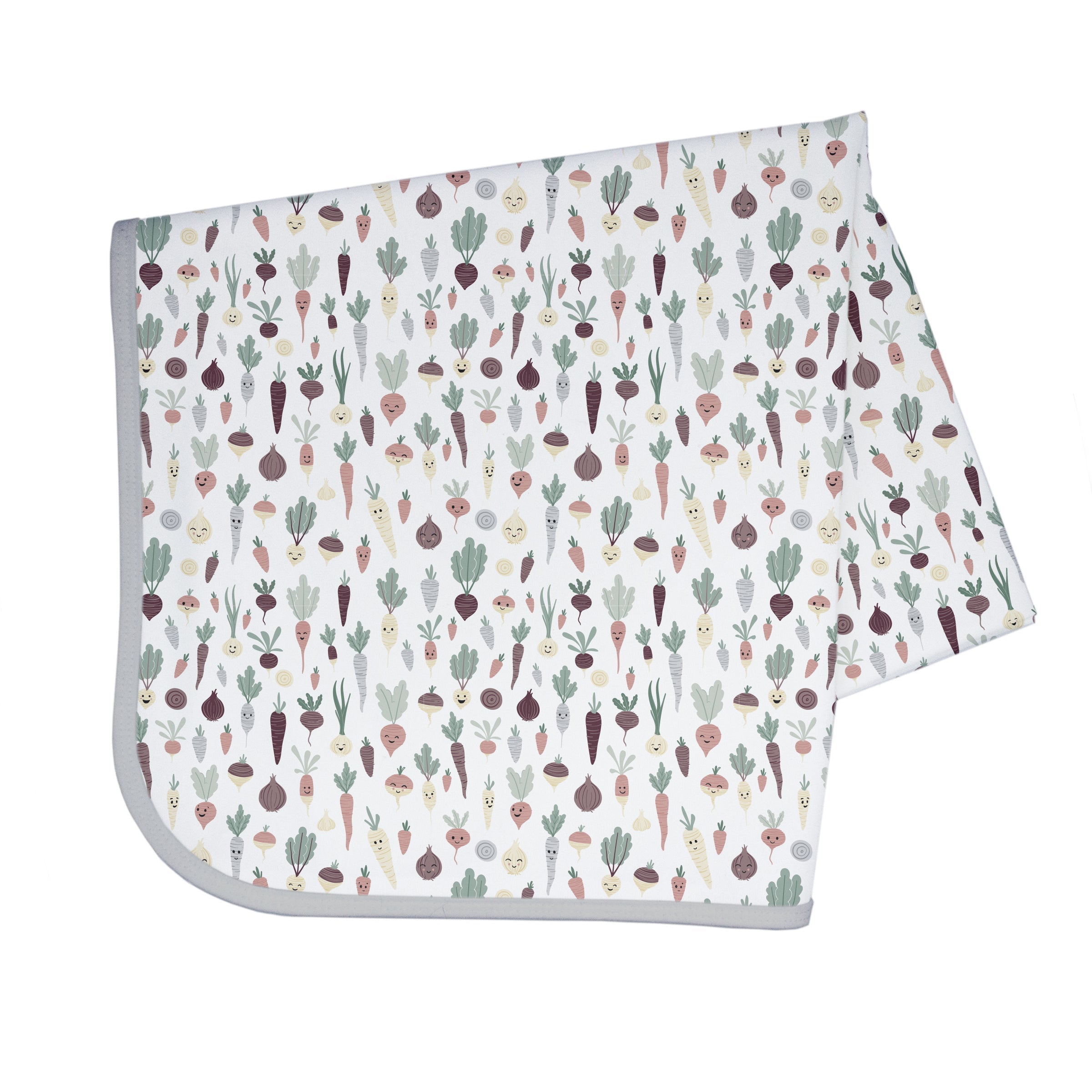 Root Veggies Splash Mat - A Waterproof Catch-All for Highchair Spills and More!  BapronBaby