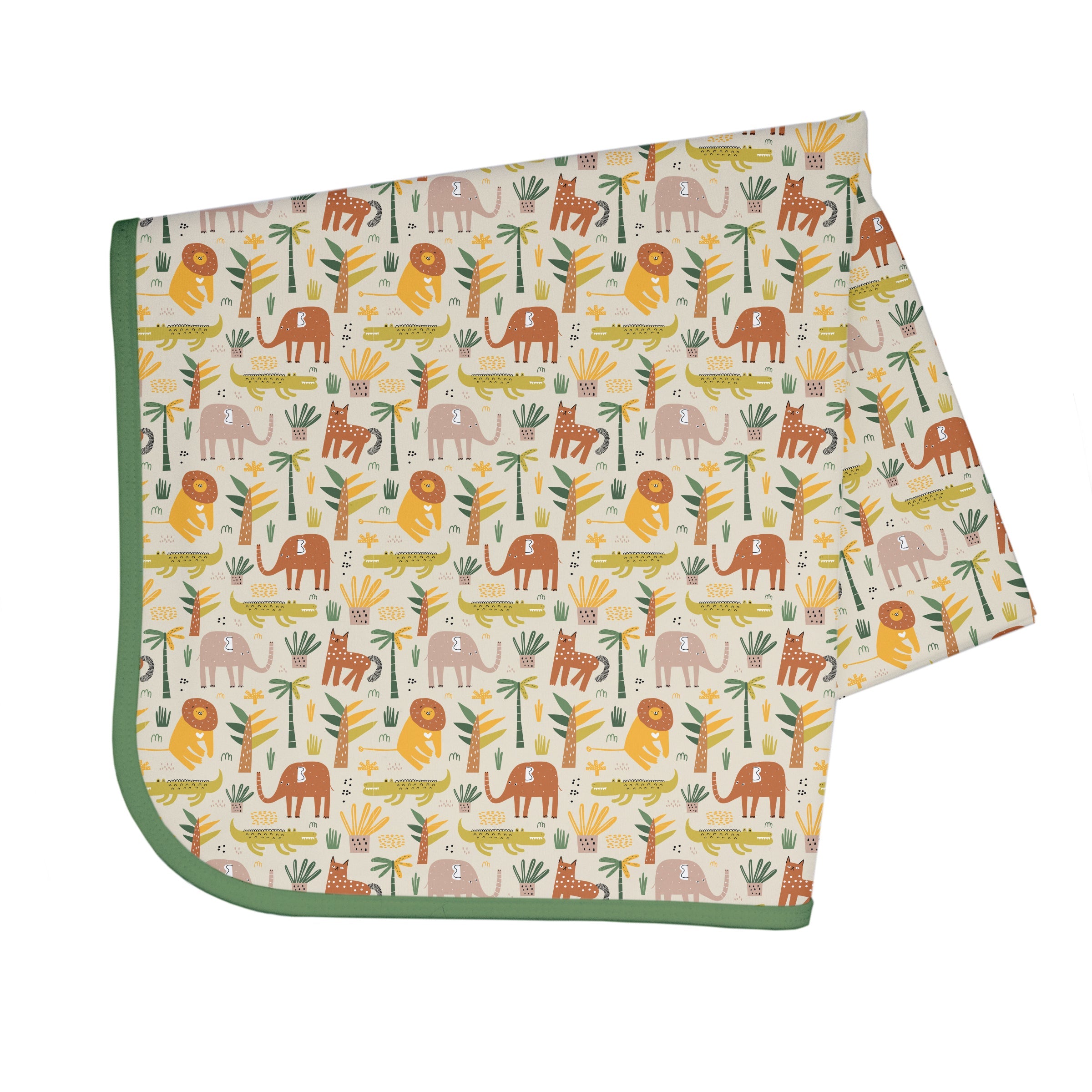 Safari Splash Mat - A Waterproof Catch-All for Highchair Spills and More! BapronBaby