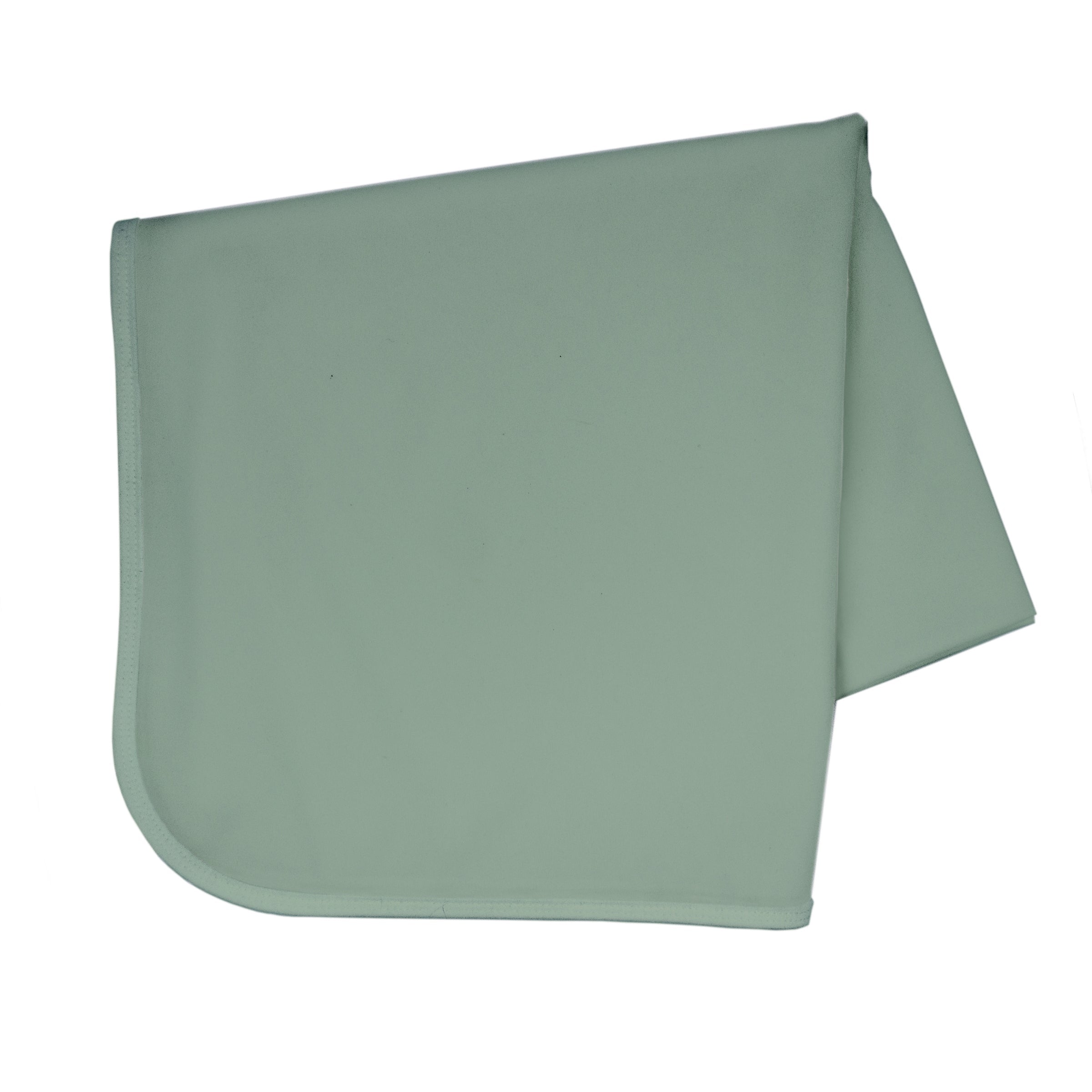Solid Sage Minimalist Splash Mat - A Waterproof Catch-All for Highchair Spills and More!  BapronBaby