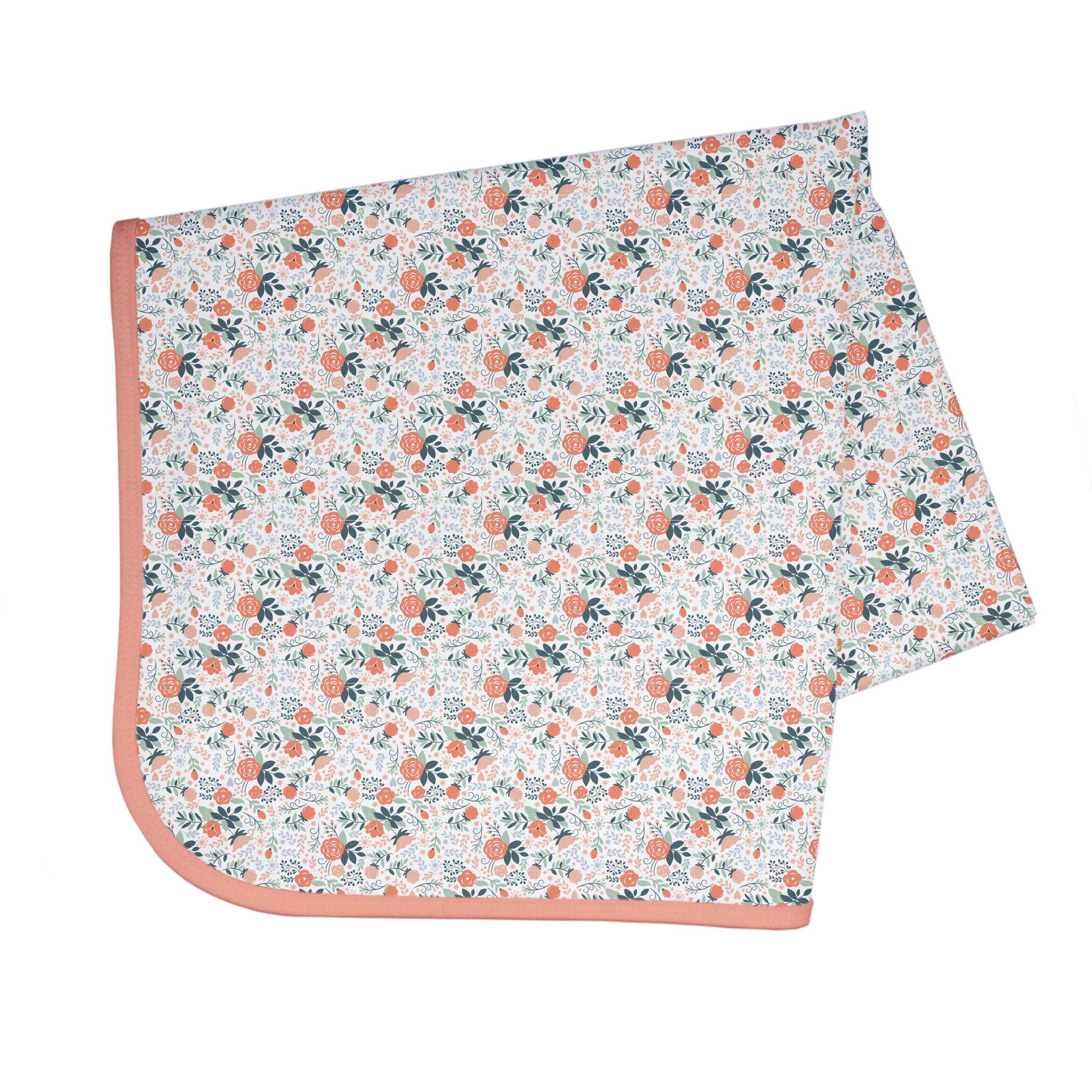 Vintage Rose Splash Mat - A Waterproof Catch-All for Highchair Spills and More!  BapronBaby