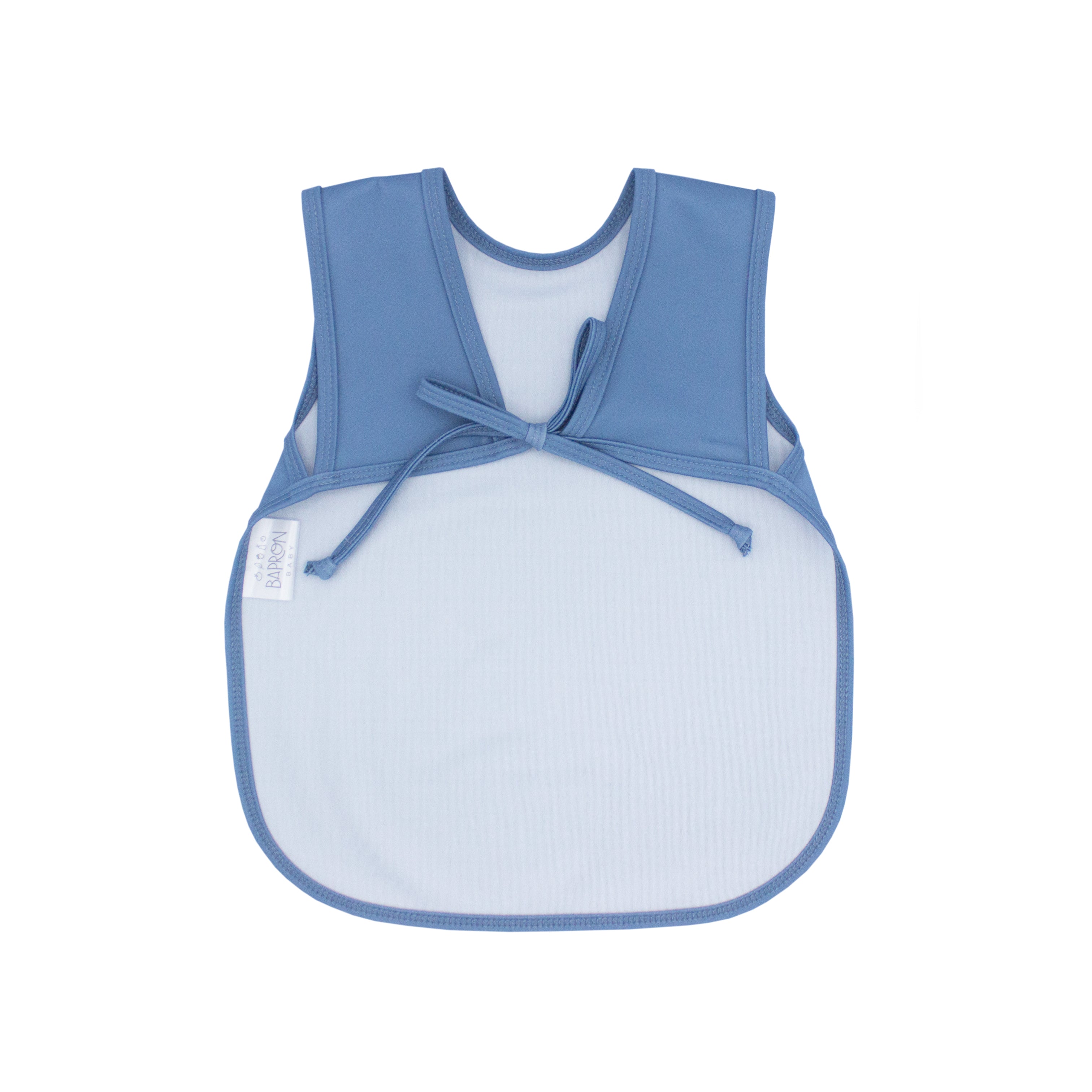 Solid Dusty Blue Minimalist Bapron BapronBaby