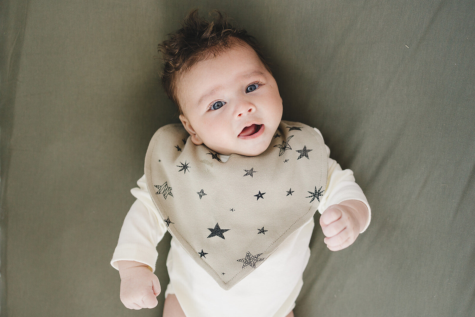 GOTS Certified Organic Cotton Bib - Cosmic Stars
