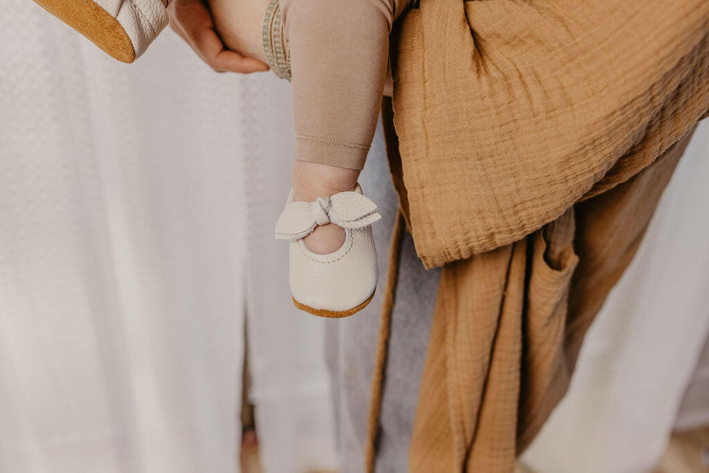 Latte BELLA JANES Shoes Baby and Toddler Baby Shoes Starry Knight Design