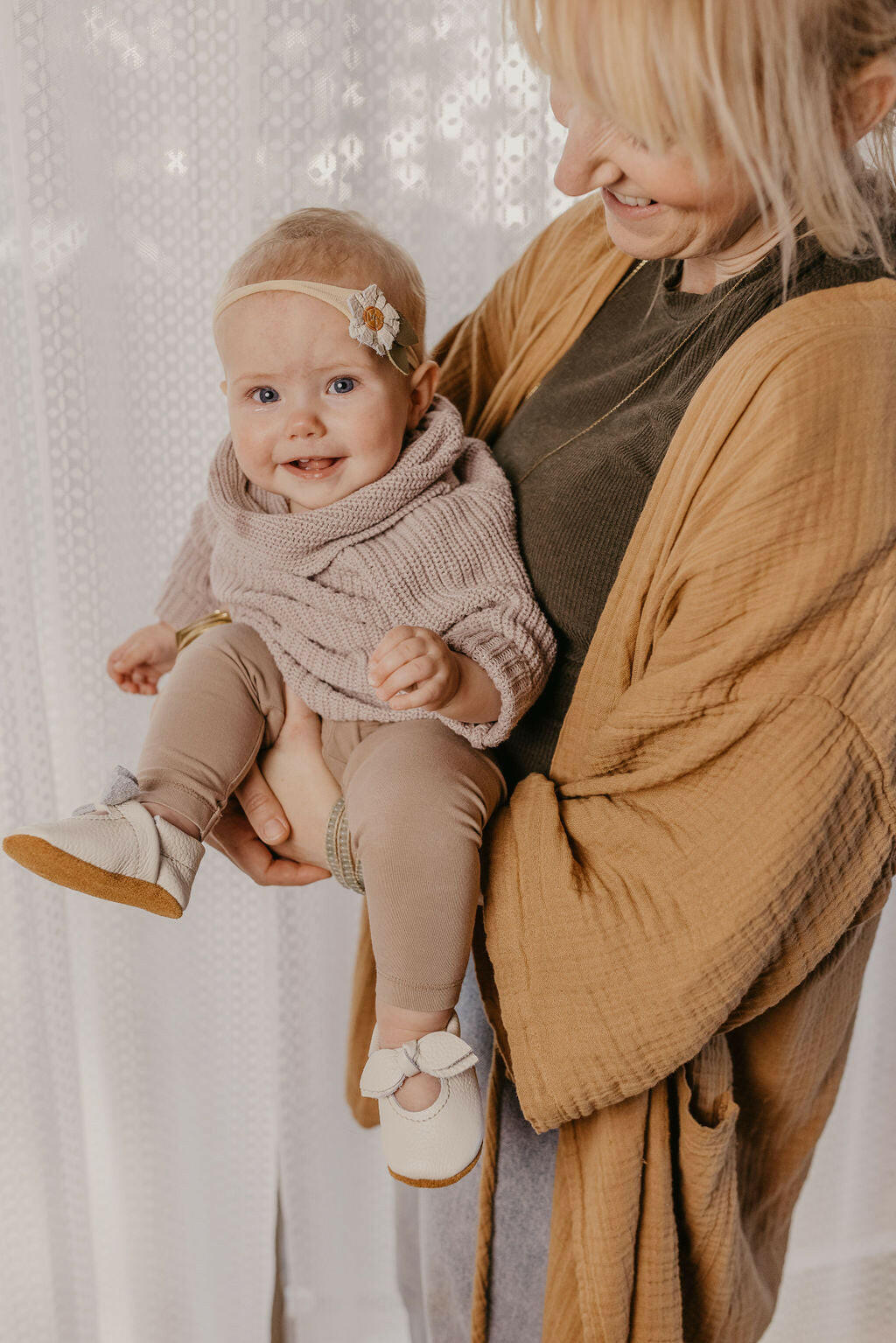 Latte BELLA JANES Shoes Baby and Toddler Baby Shoes Starry Knight Design