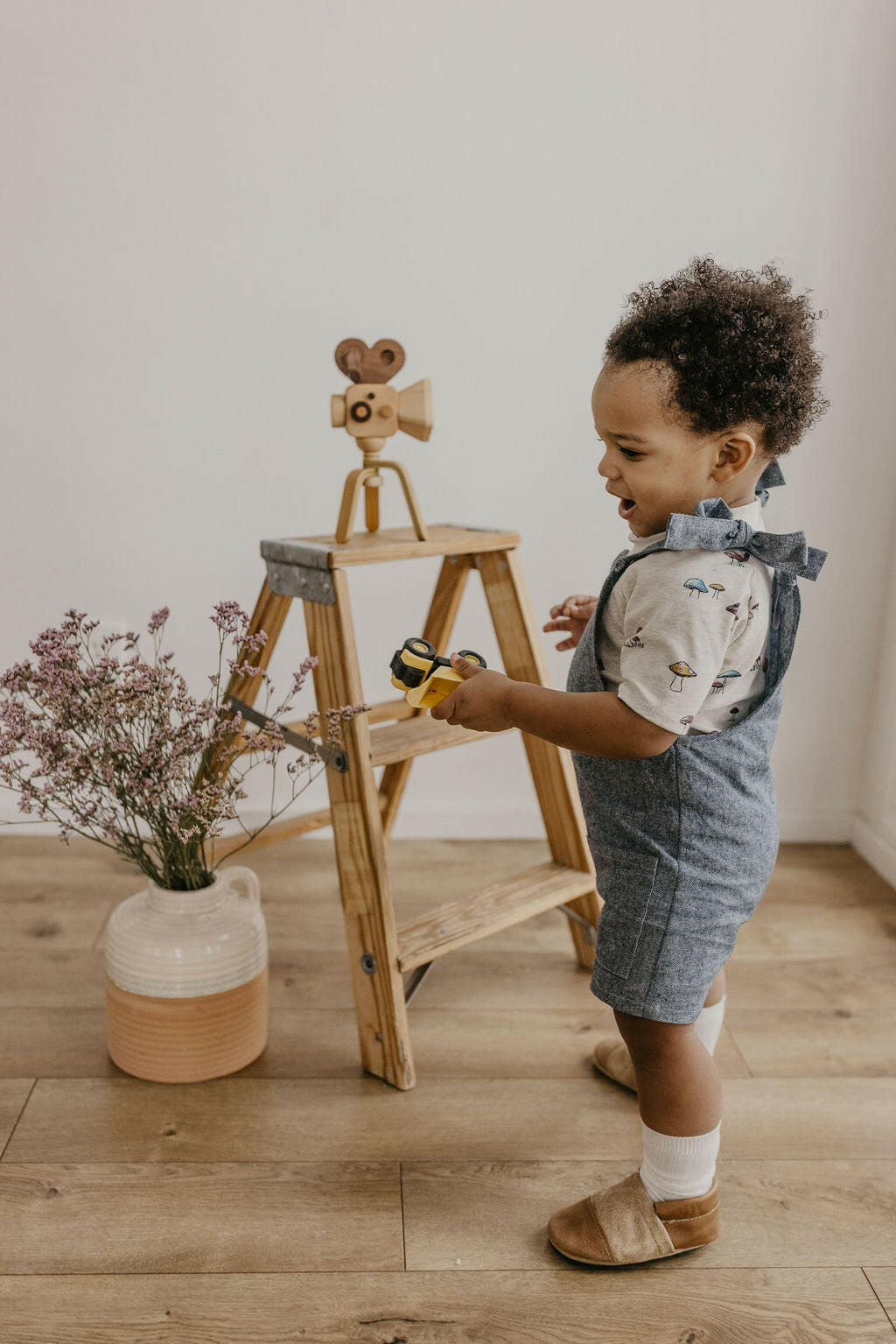 Wood/Latte Two Tone Loafer Baby and Toddler Shoes Baby Shoes Starry Knight Design