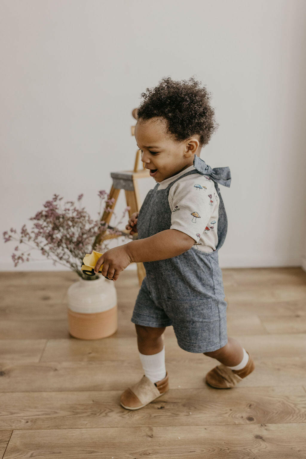 Wood/Latte Two Tone Loafer Baby and Toddler Shoes Baby Shoes Starry Knight Design
