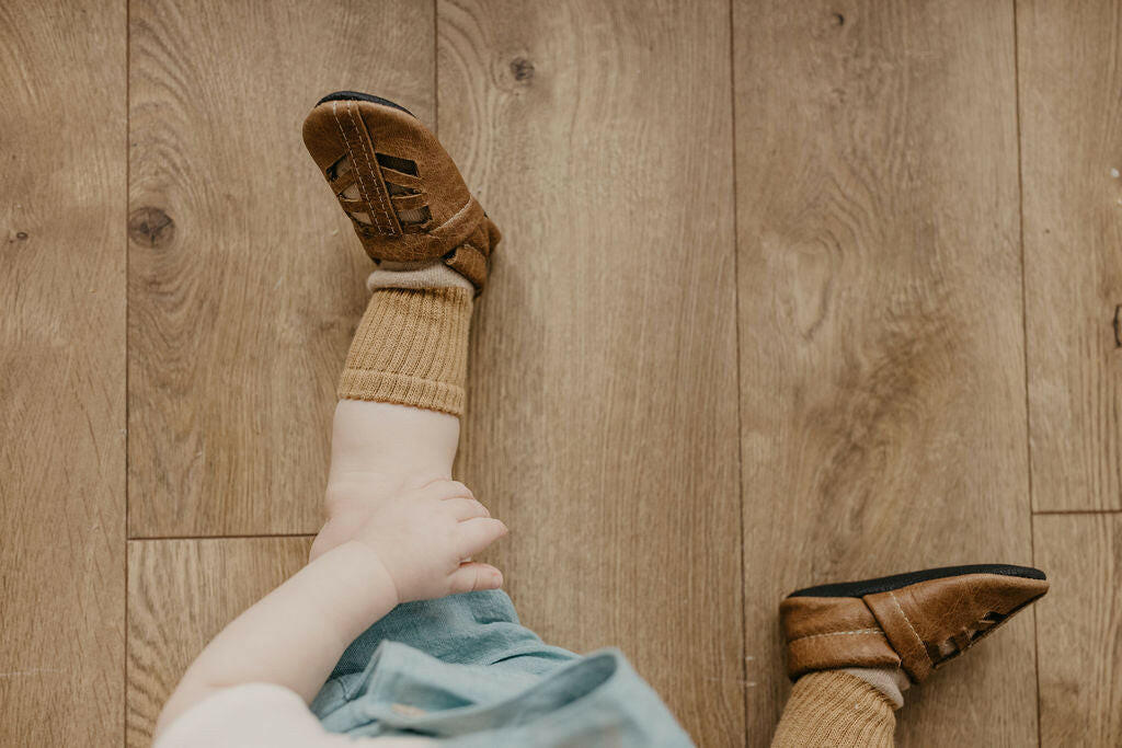 Sable & Sepia SEQUOIA Shoes Baby and Toddler Baby Shoes Starry Knight Design
