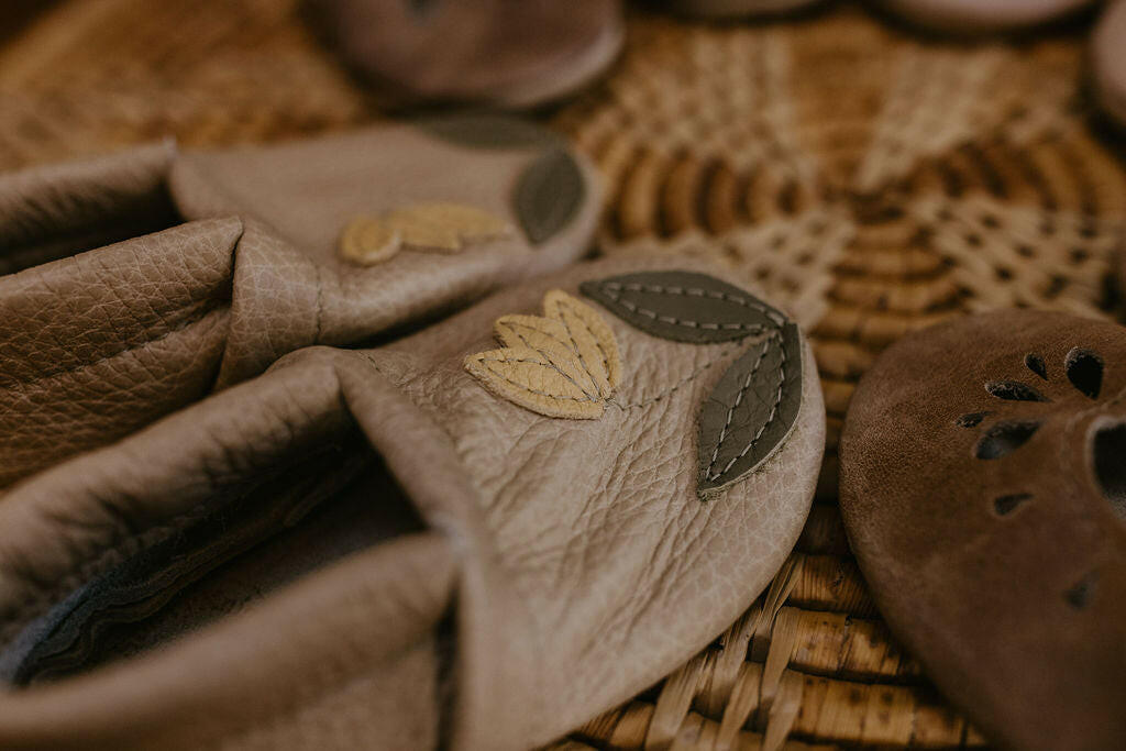 Yellowbell on Barley Leather Shoes Moccs Baby and Toddler Baby Shoes Starry Knight Design