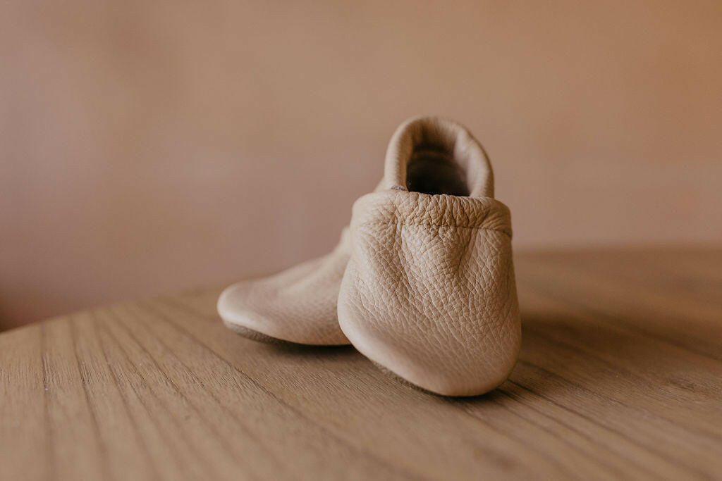 Flax LOAFERS Leather Shoes Baby and Toddler Baby Shoes Starry Knight Design