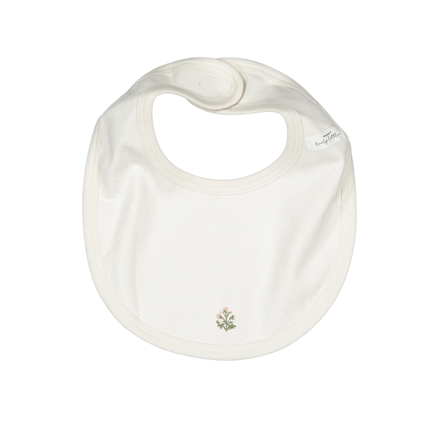 The Printed Bib - Zara Embroider Pink