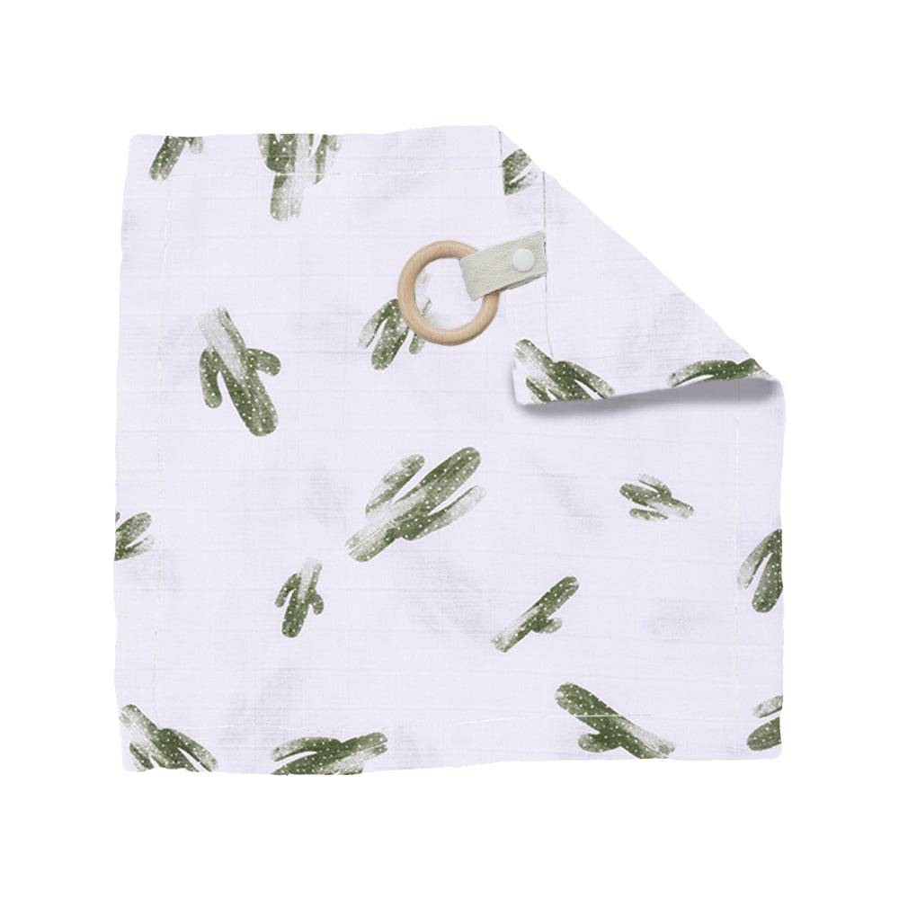 Saguaro Oh So Soft Muslin Teether Blanket Teether Blanket Bebe au Lait