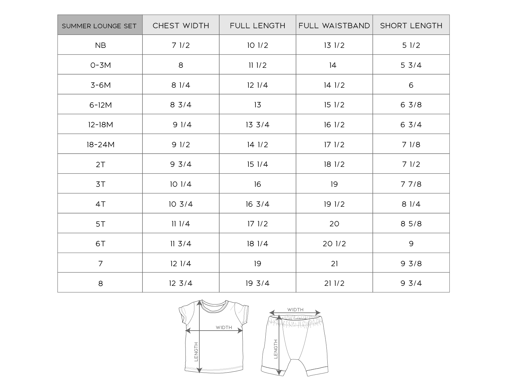 Boy's Summer Lounge Set