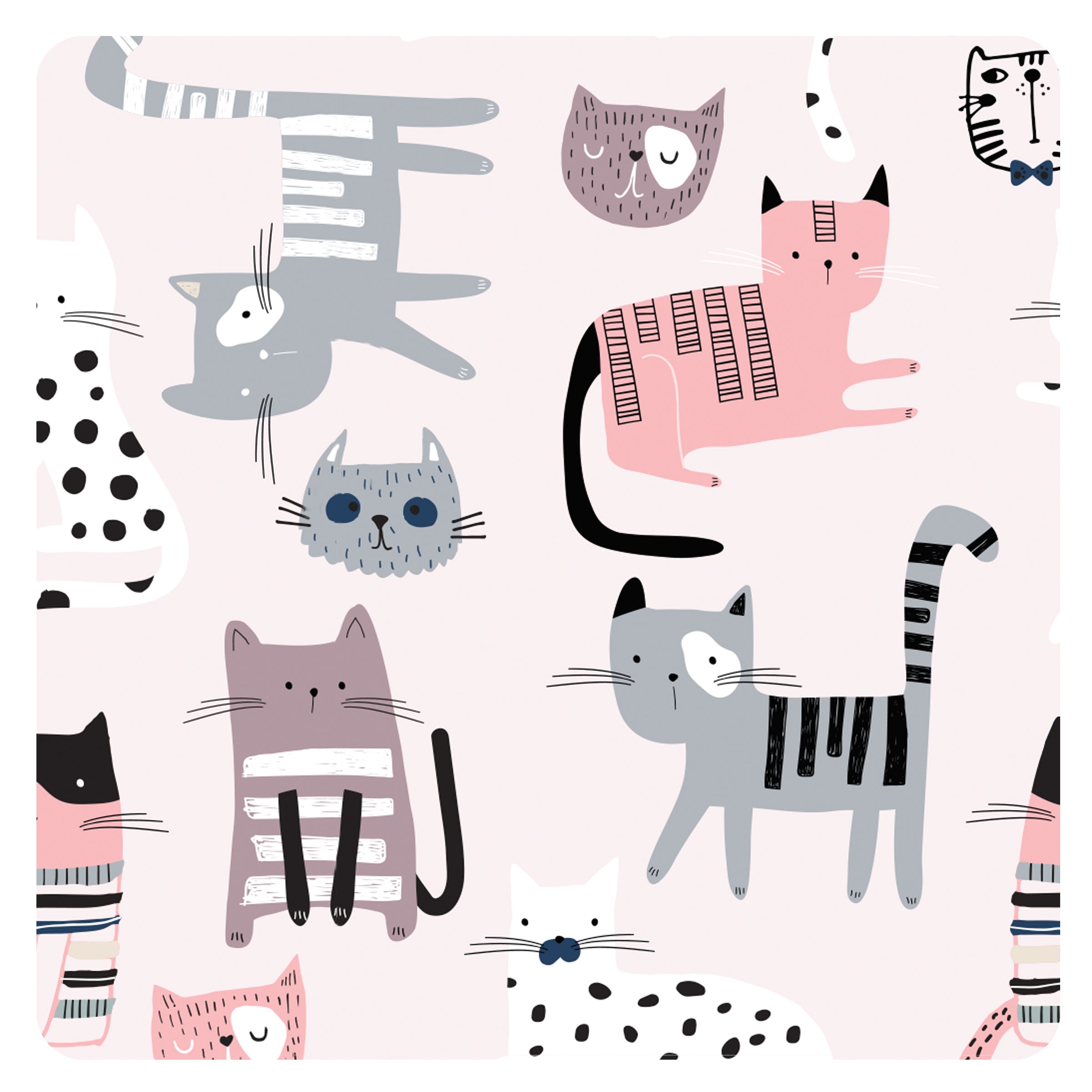 Kitty Splash Mat - A Waterproof Catch-All for Highchair Spills and More! BapronBaby