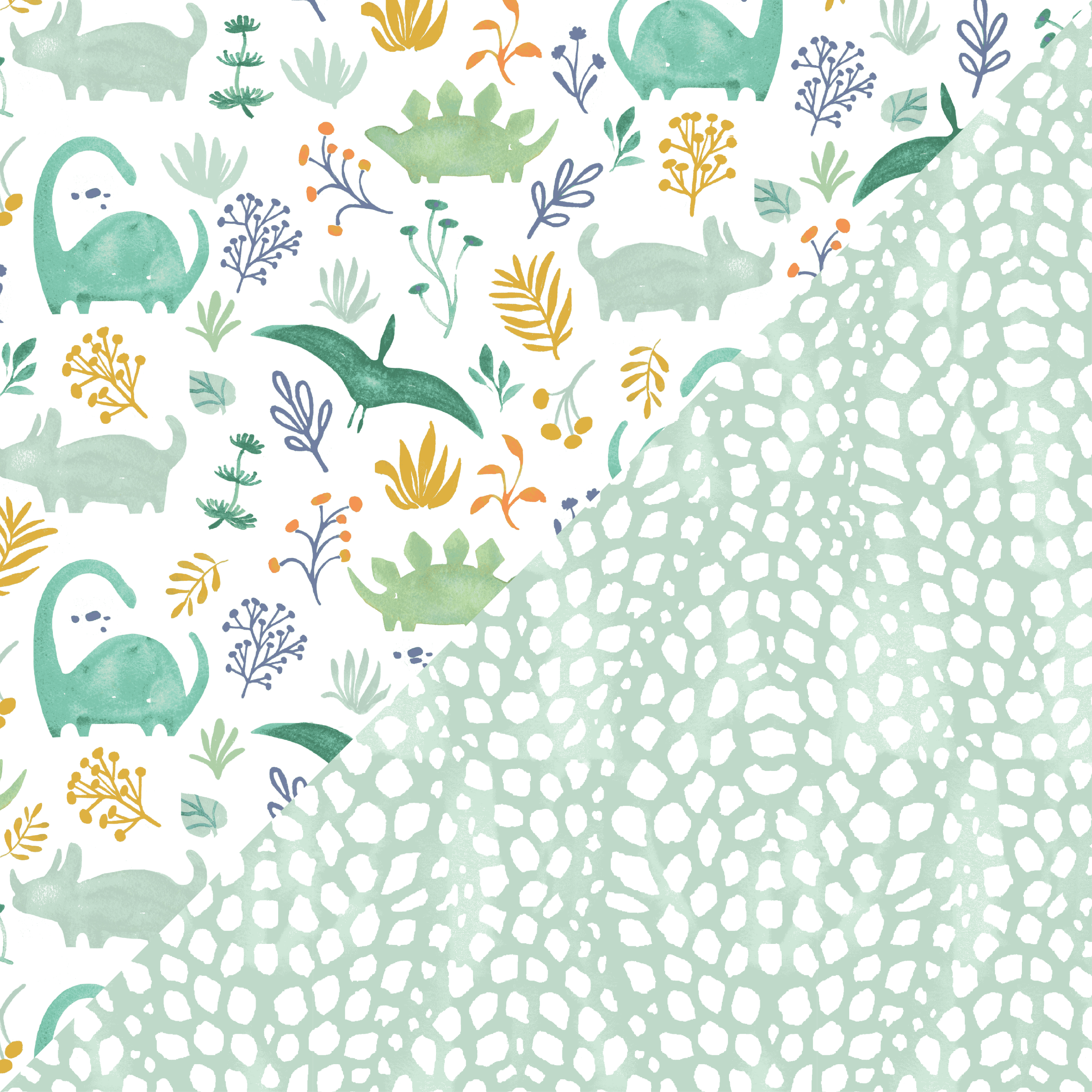 Muslin Swaddle Blanket Set Premium Cotton Dino Roar + Upscale Swaddle Blanket Bebe au Lait