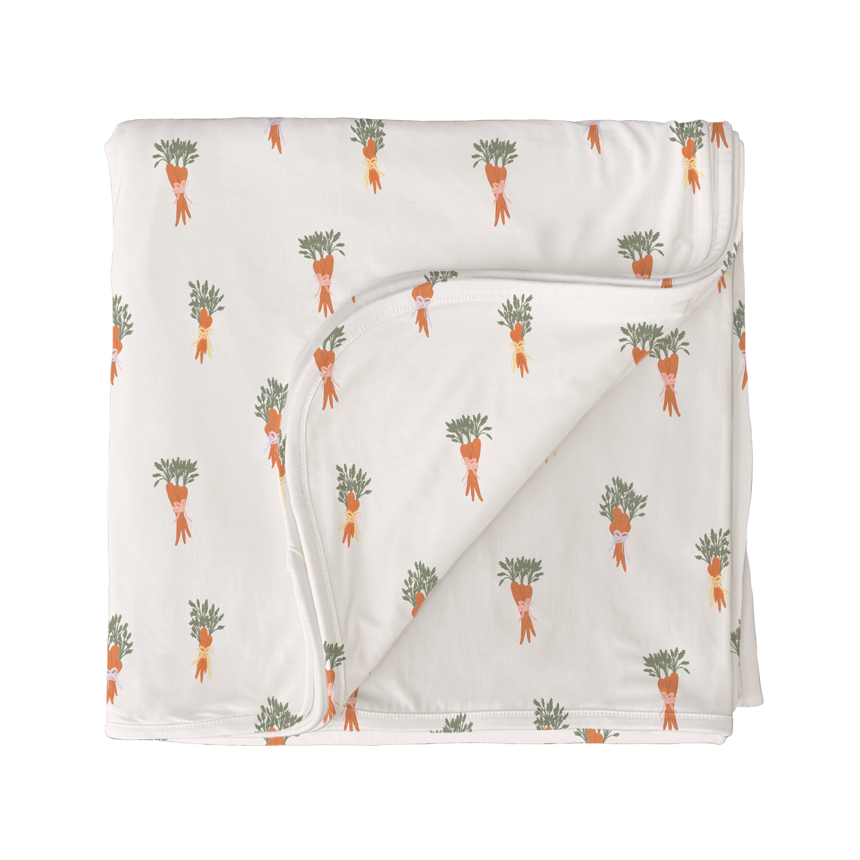 Cuddly Carrots Bamboo 3-Layer Blanket