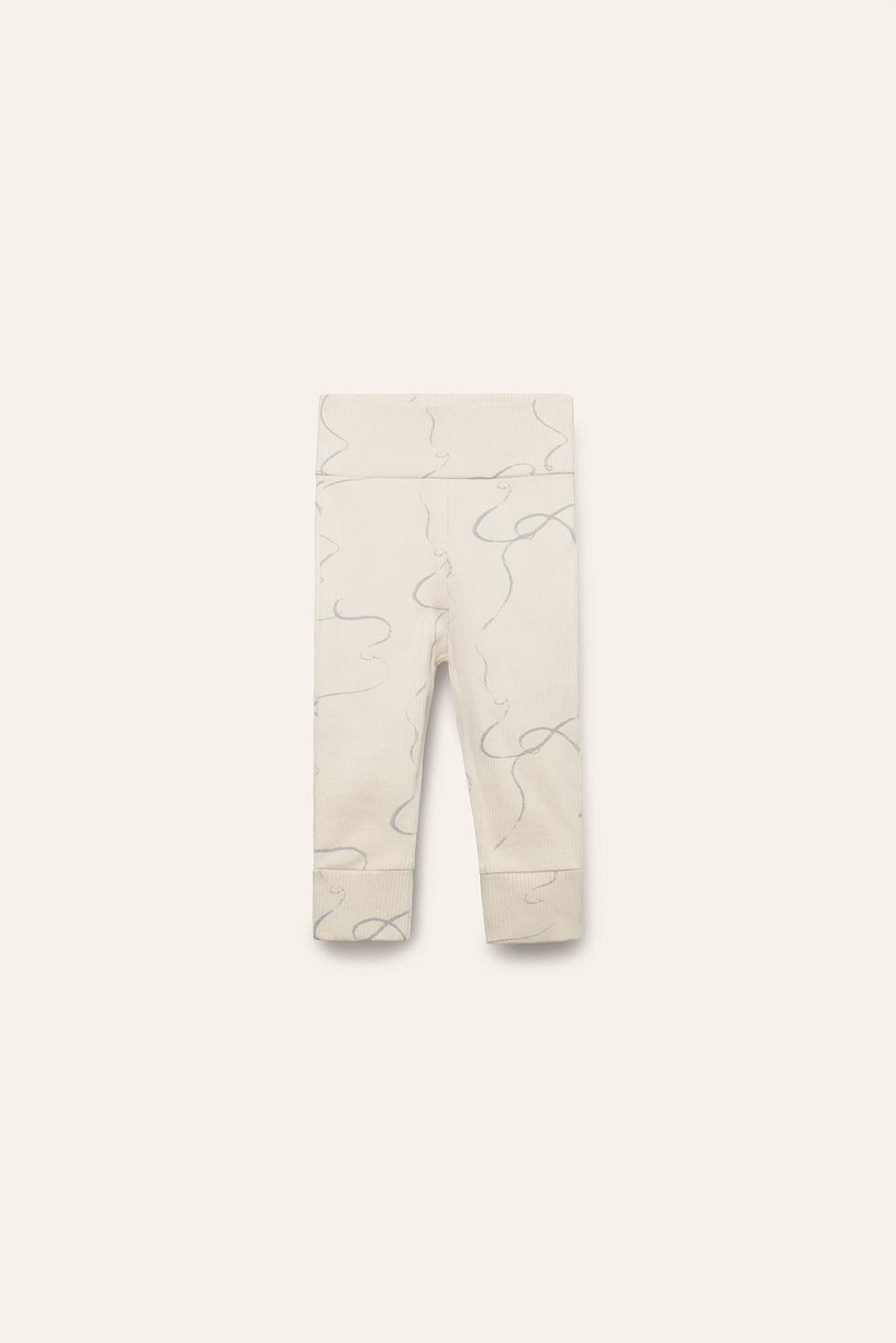 Organic Pima Cotton Baby Leggings - Breeze