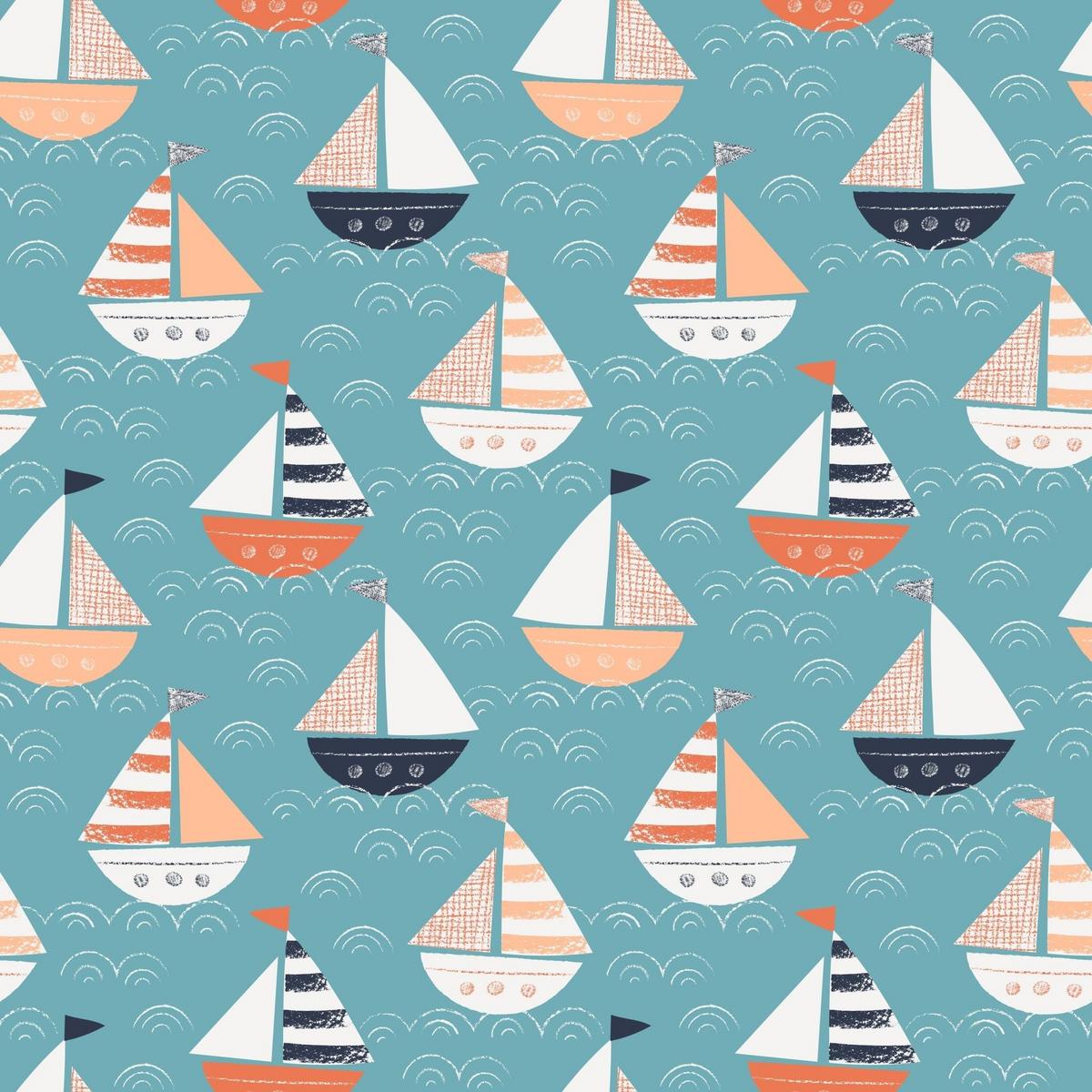 Polo Romper - Boats