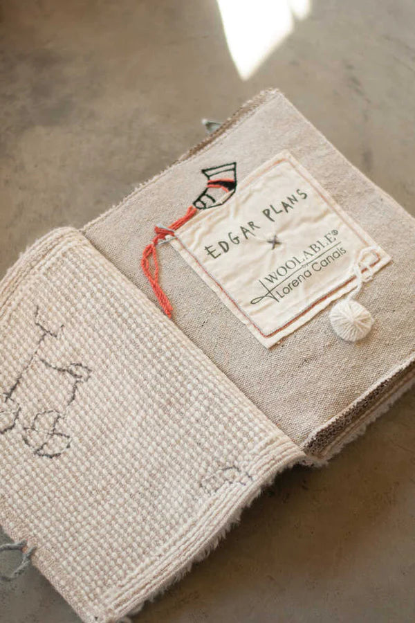 TEXTILE BOOK EDGAR PLANS-LIMITED EDITION Lorena Canals