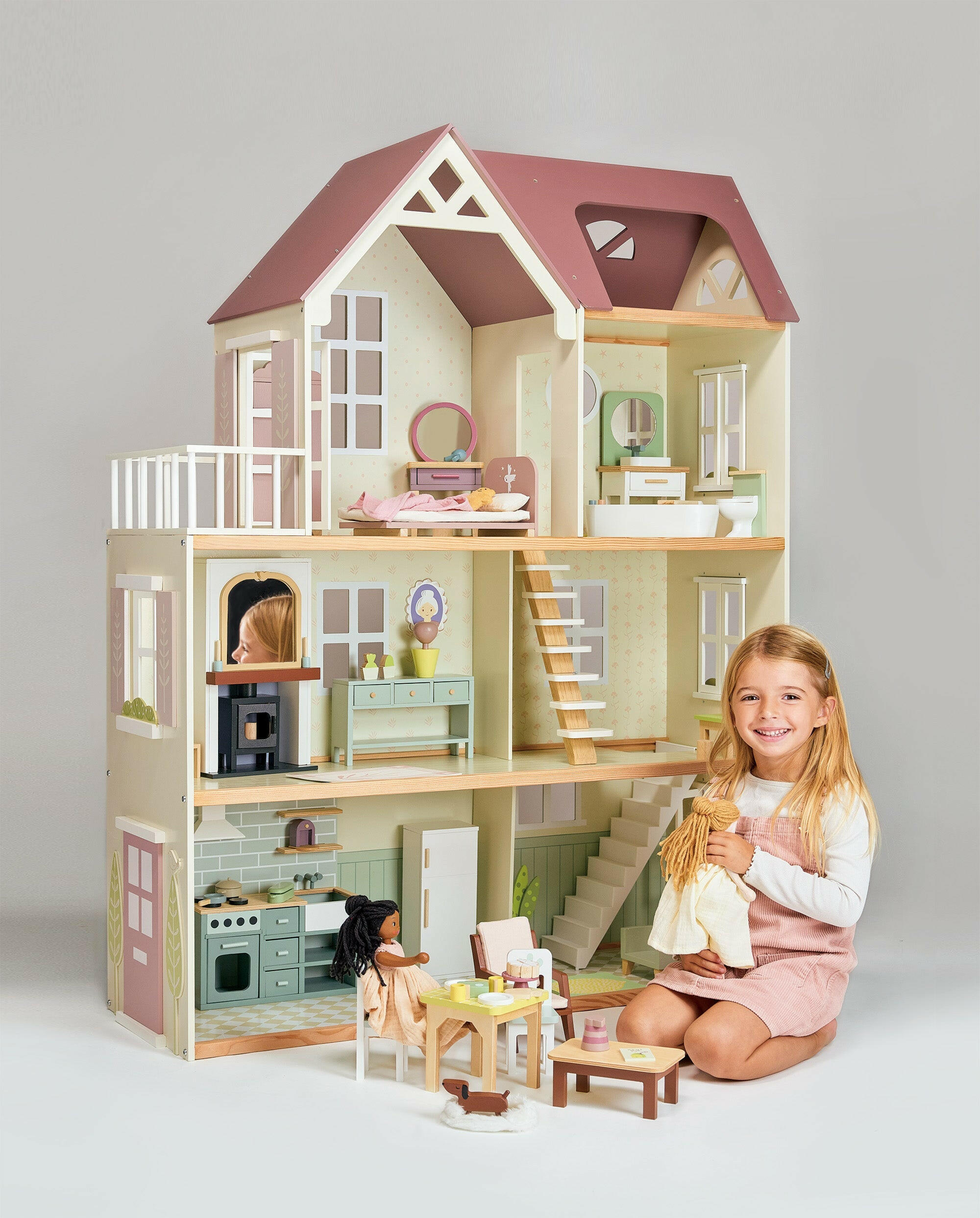 Ferne Wooden Doll  Tender Leaf