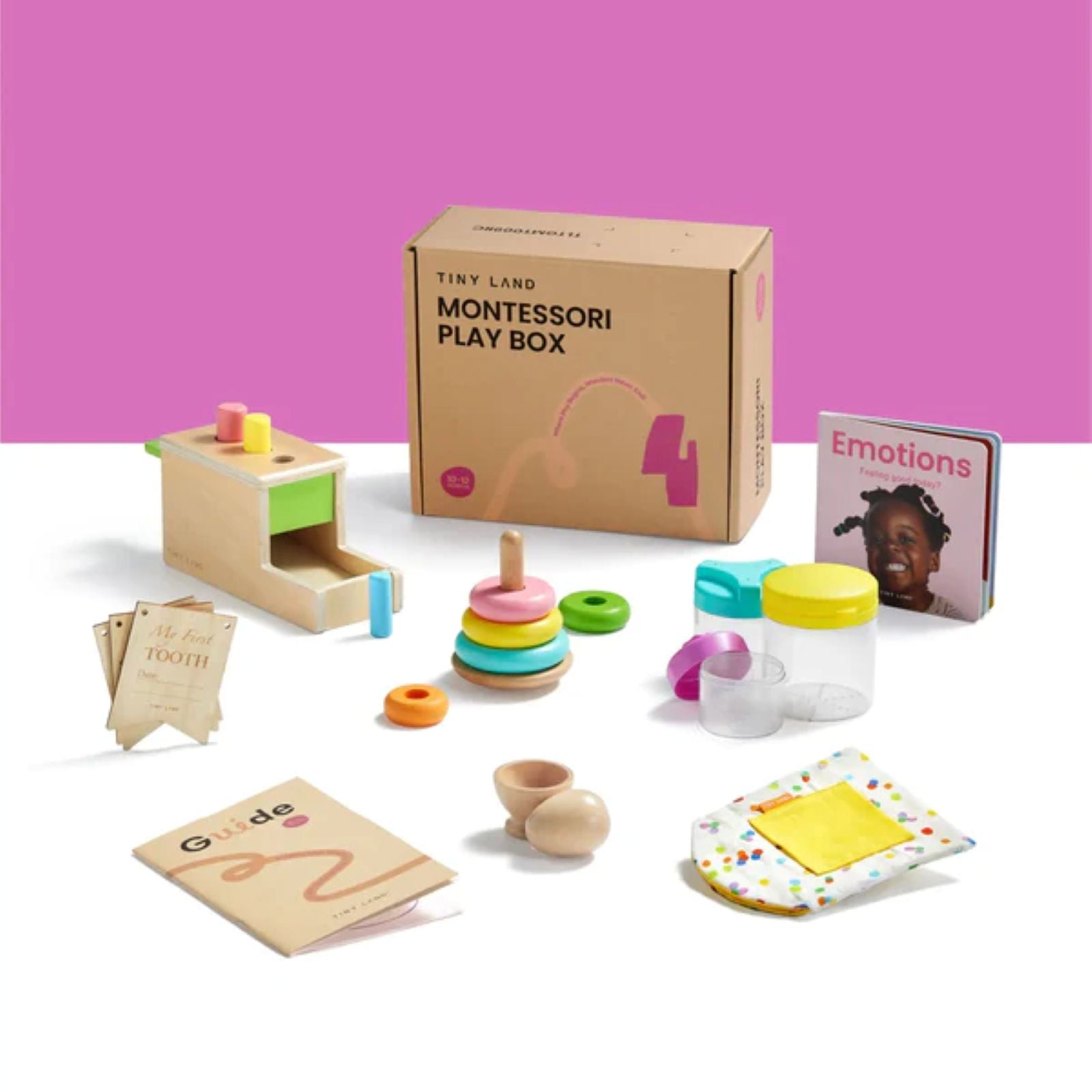 Tiny Land® Montessori Early Skills Baby Set(7–12 months)