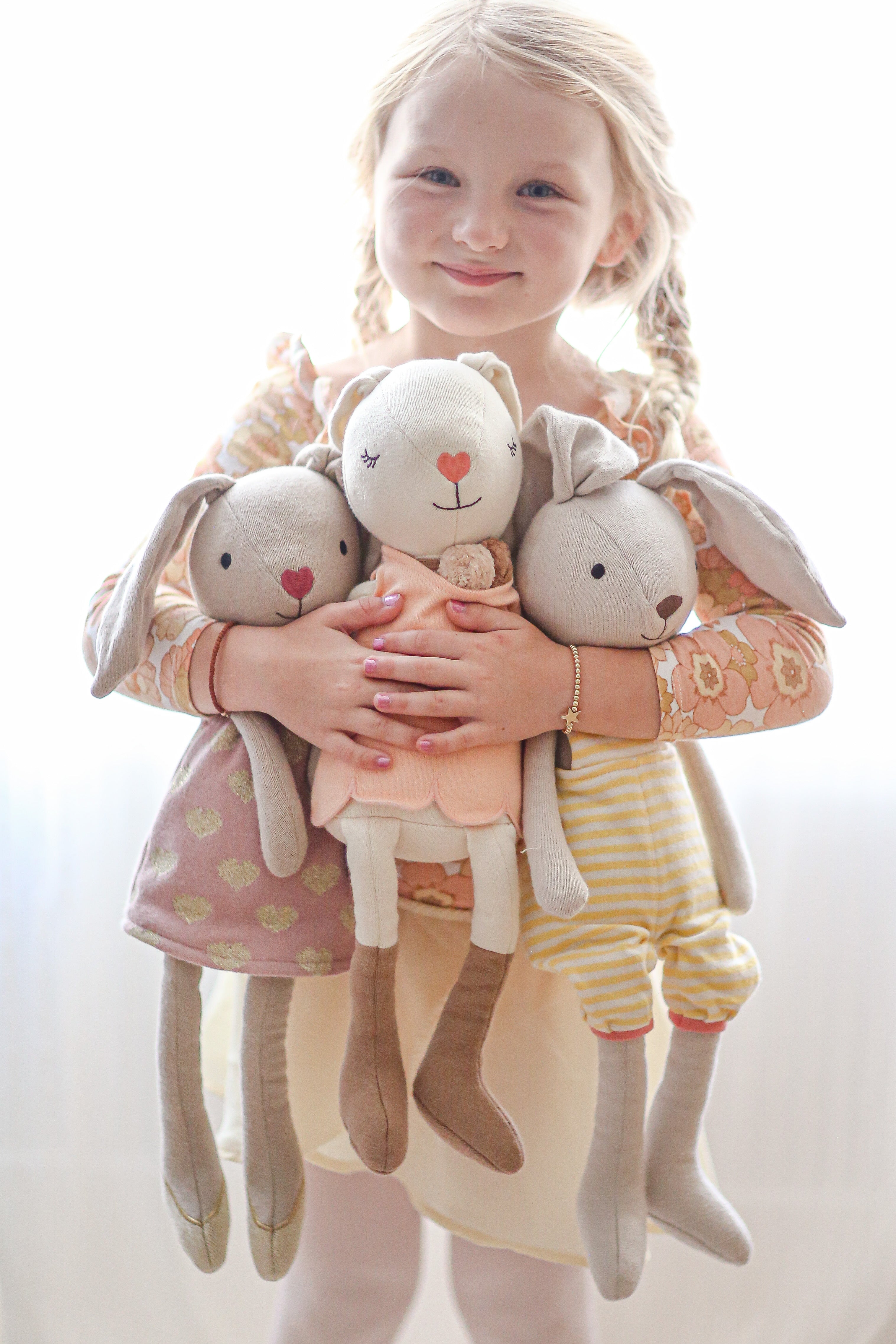 Knit Bunny Plush - Benny