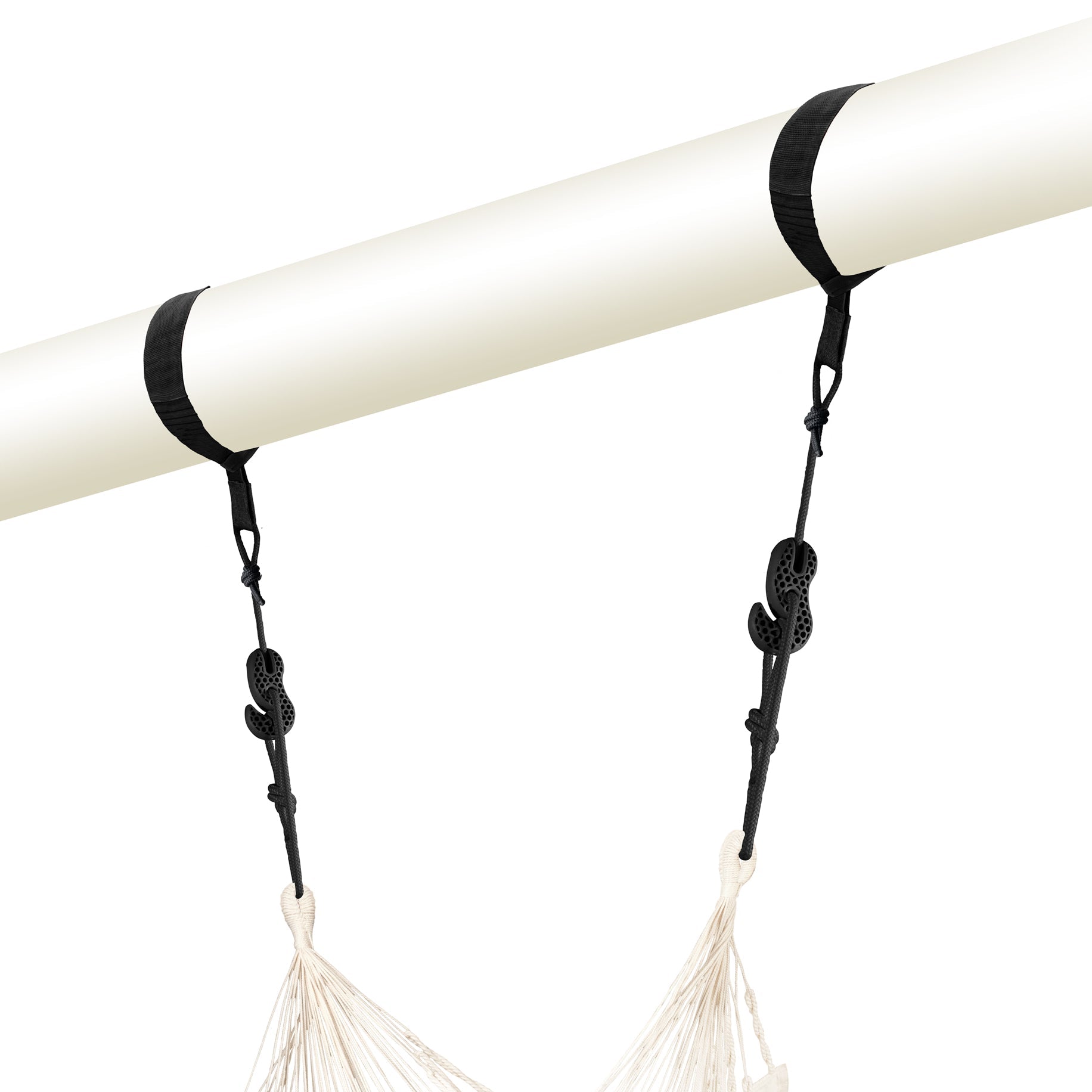 TreeMount 2rope Black - Tree and Pole Suspension Set for Hammocks