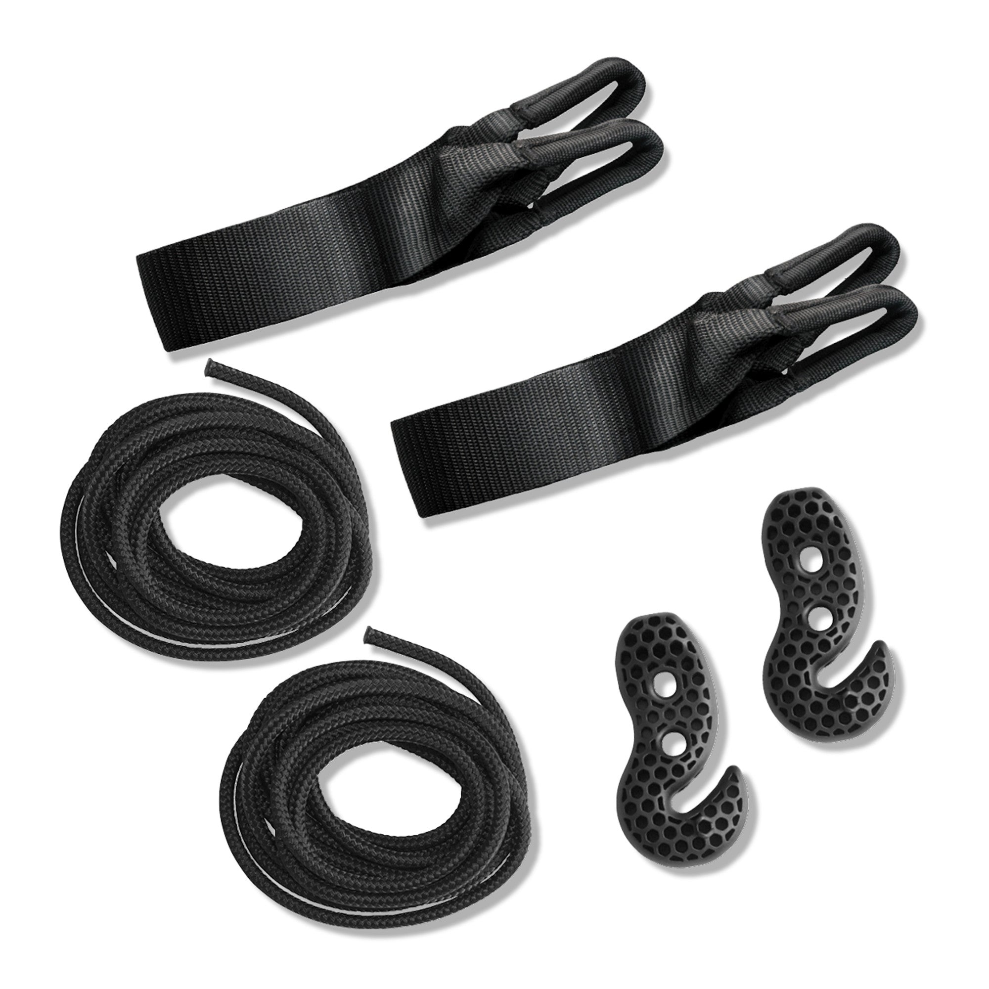 TreeMount 2rope Black - Tree and Pole Suspension Set for Hammocks