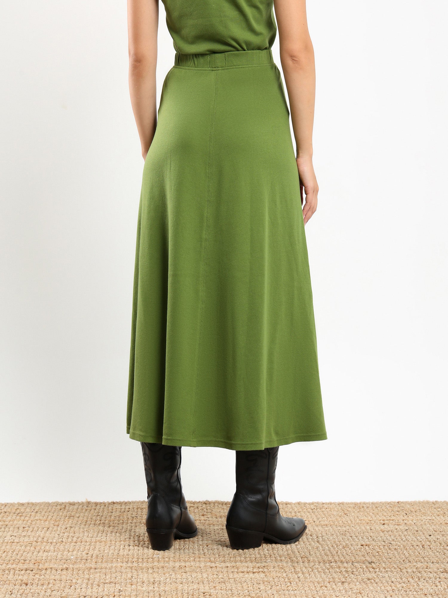 Samia Skirt - Basil