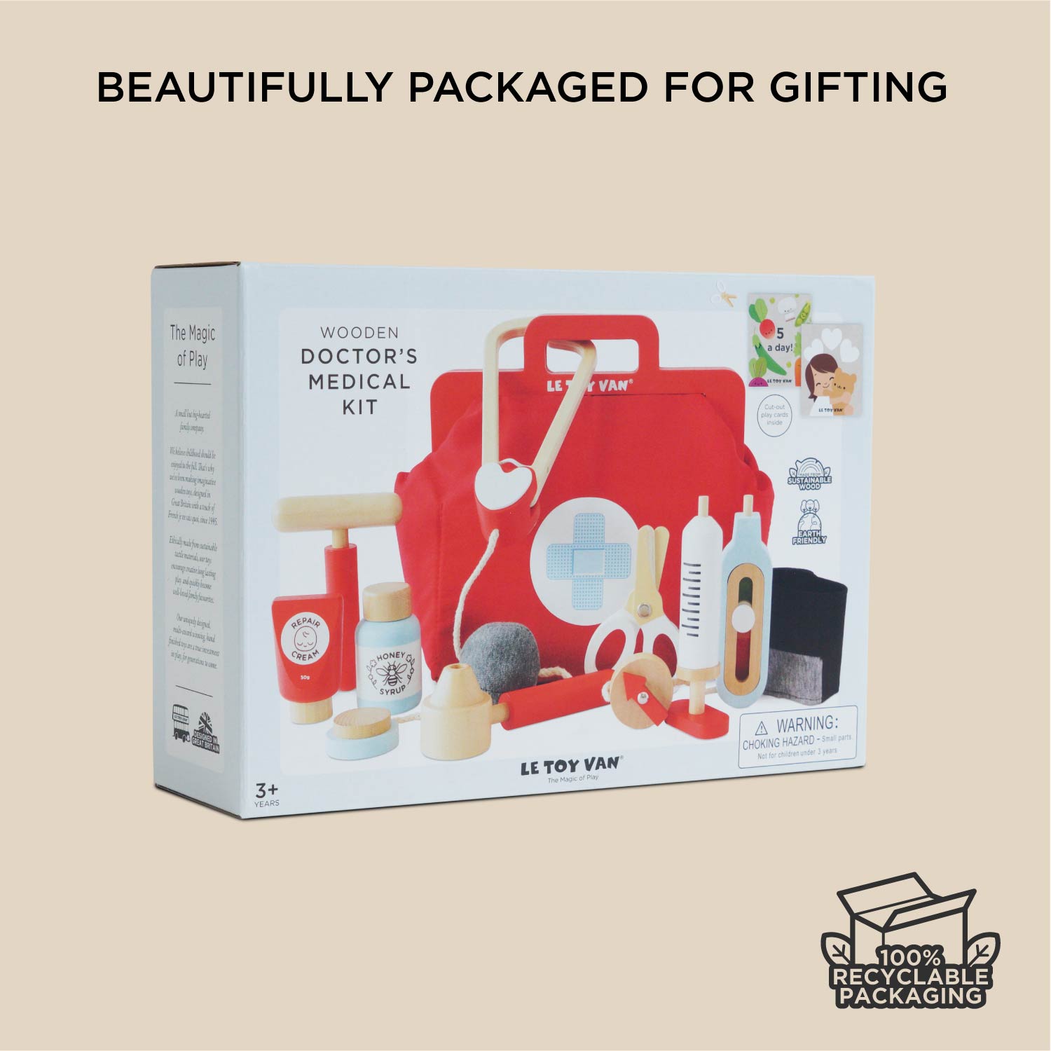 Vintage Doctor Roleplay Wooden Kit