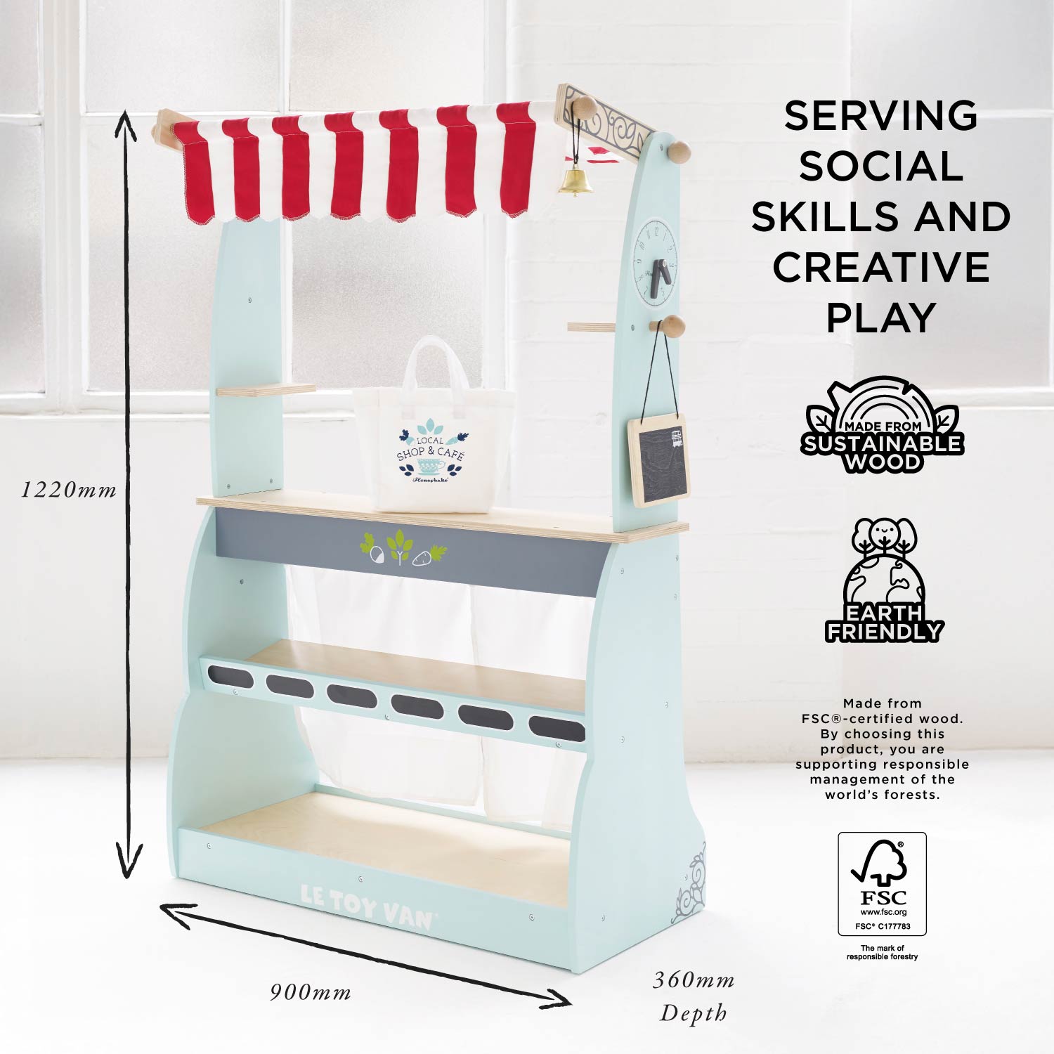 Shop & Cafe Market Stand