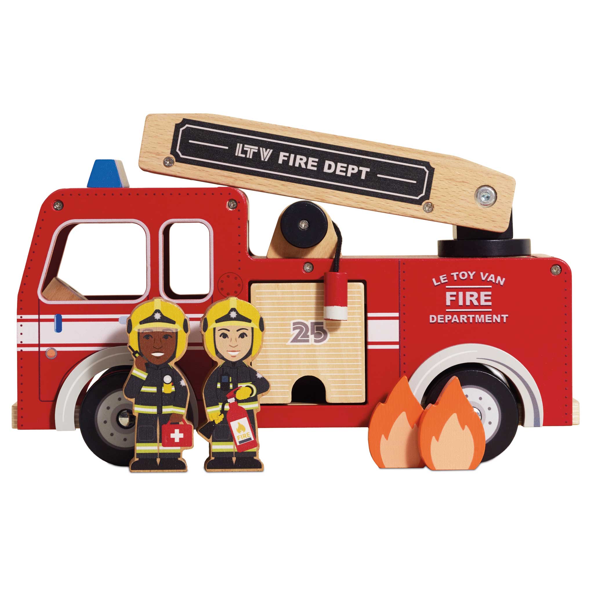 Toy Fire Engine & Characters