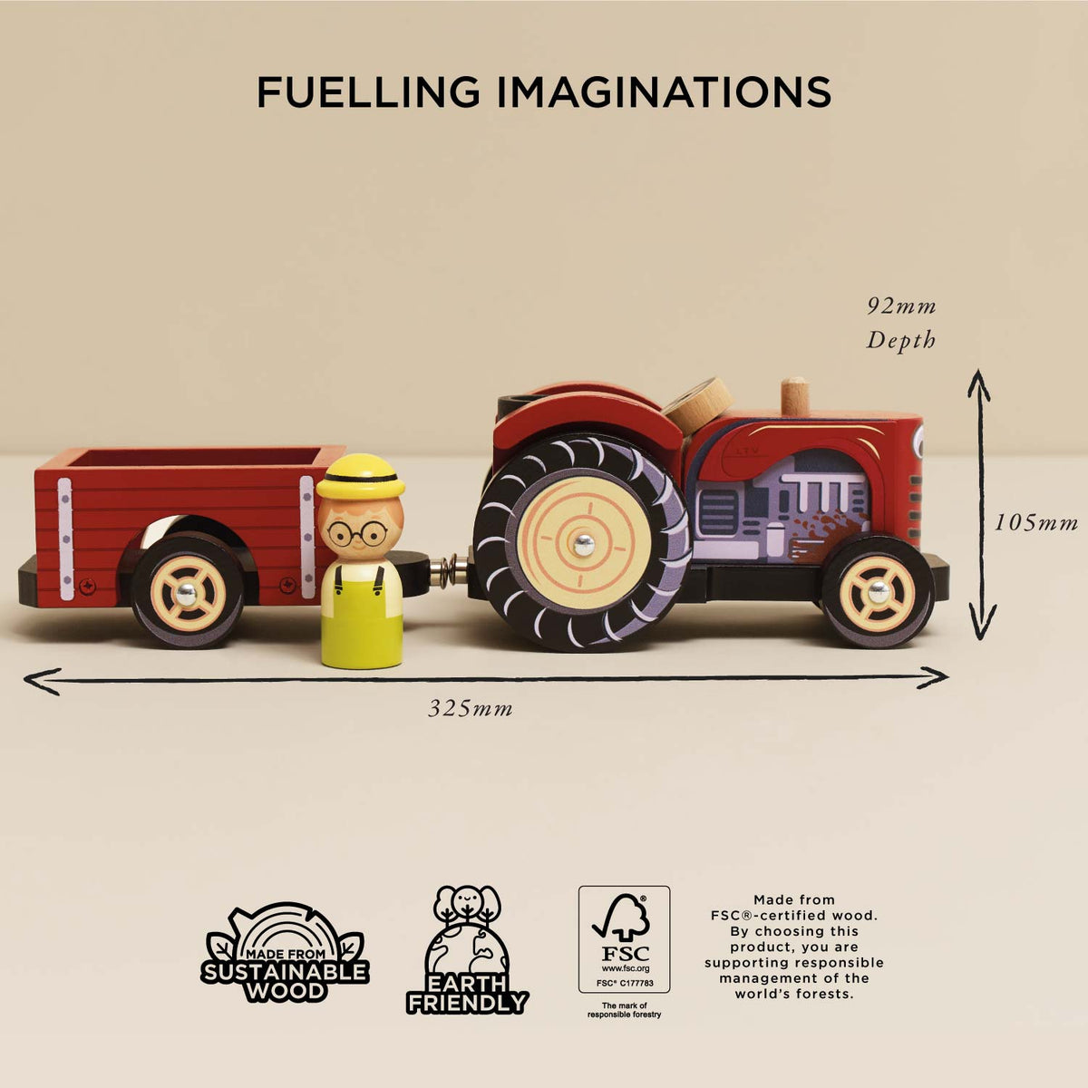 Farmyard Tractor & Trailer