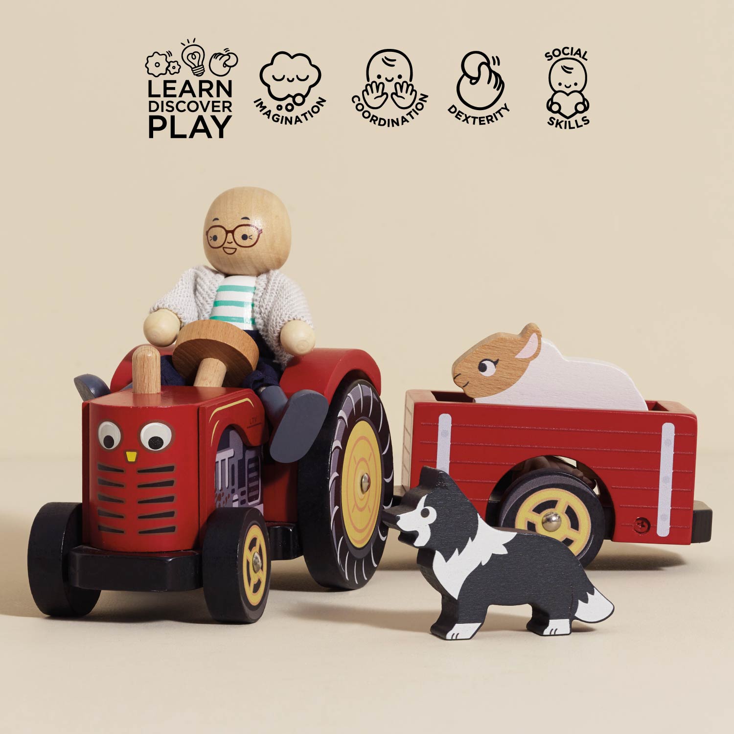 Farmyard Tractor & Trailer