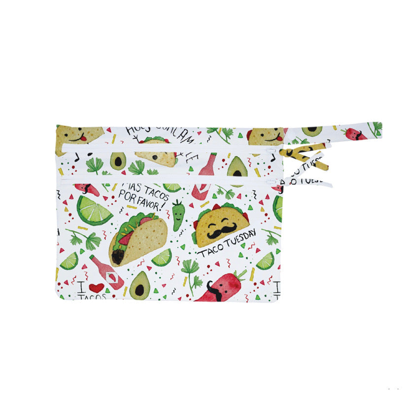 Taco Party - Waterproof Wet Bag (For mealtime, on-the-go, and more!) BapronBaby