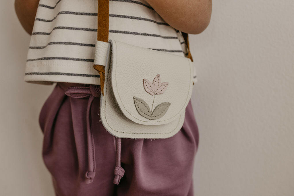 Tulip on milk Leather PURSE Toddler & Kids  Starry Knight Design