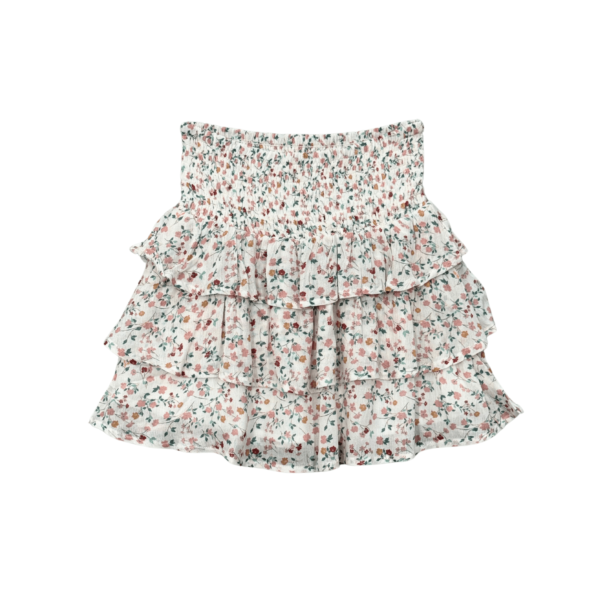 Tiered Mini Skirt