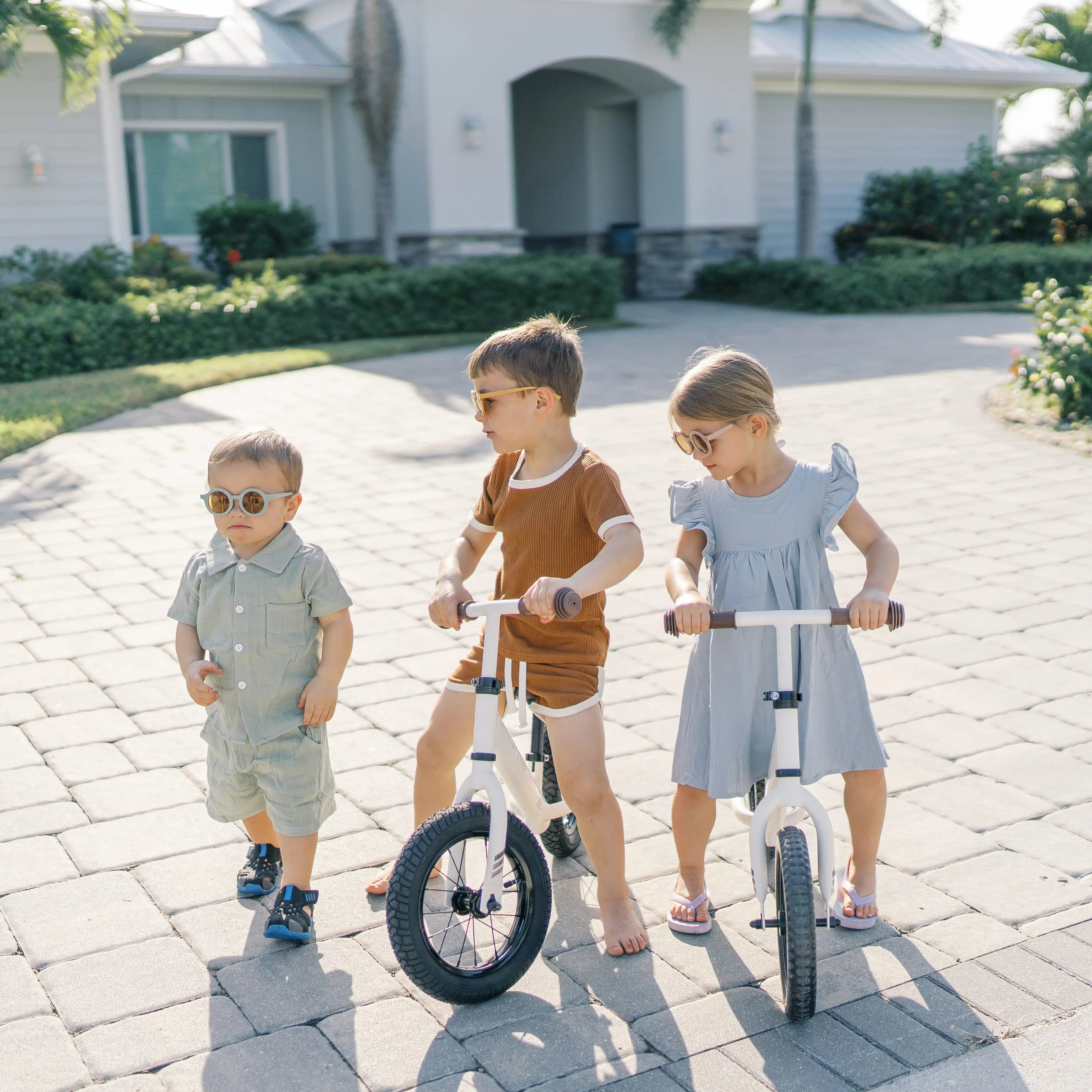 Tiny Land® Balance Bike - Milky White Push & Pedal Riding Vehicles Tiny Land