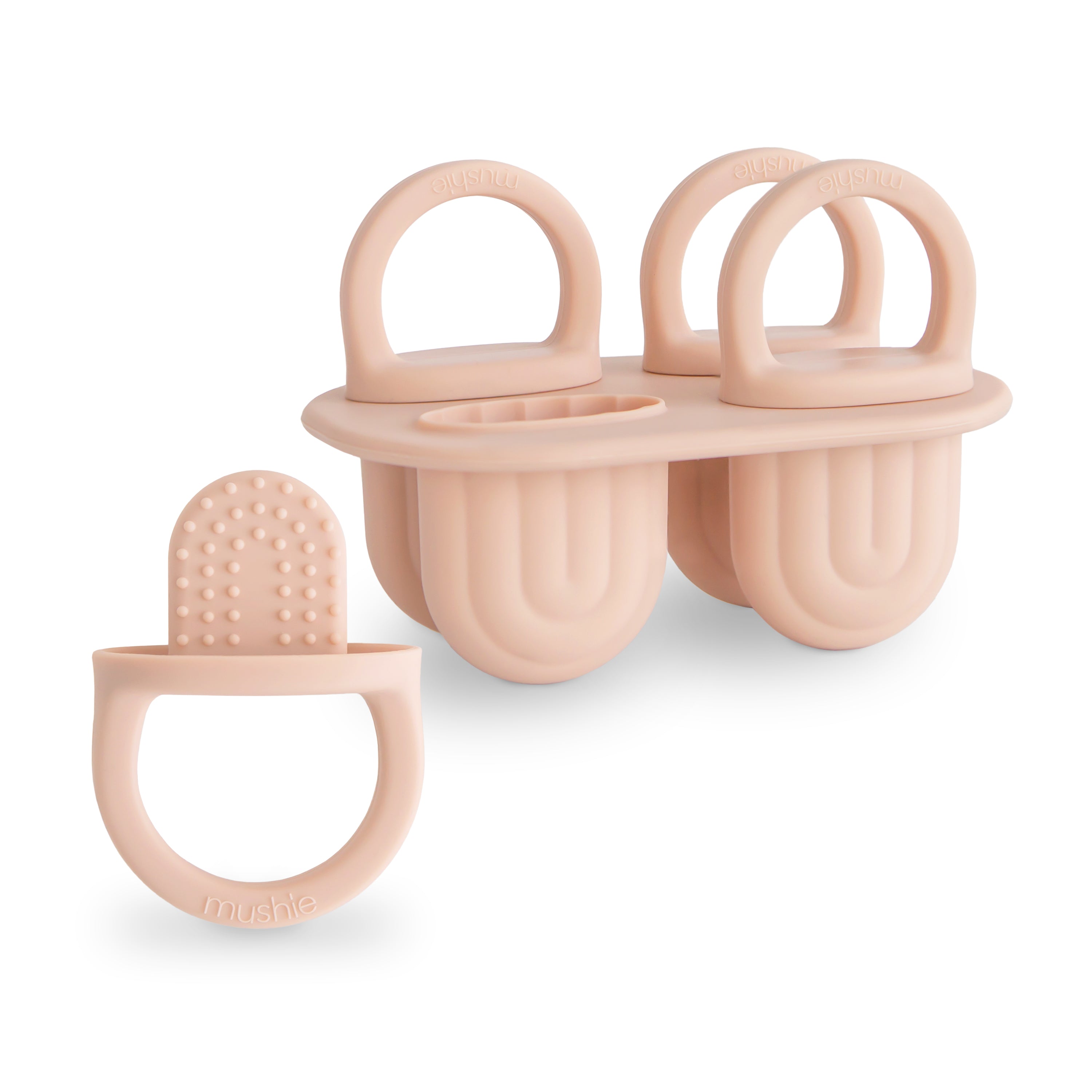 Toddler Ice Pop Tray Toddler Ice Pop Tray Mushie Blush