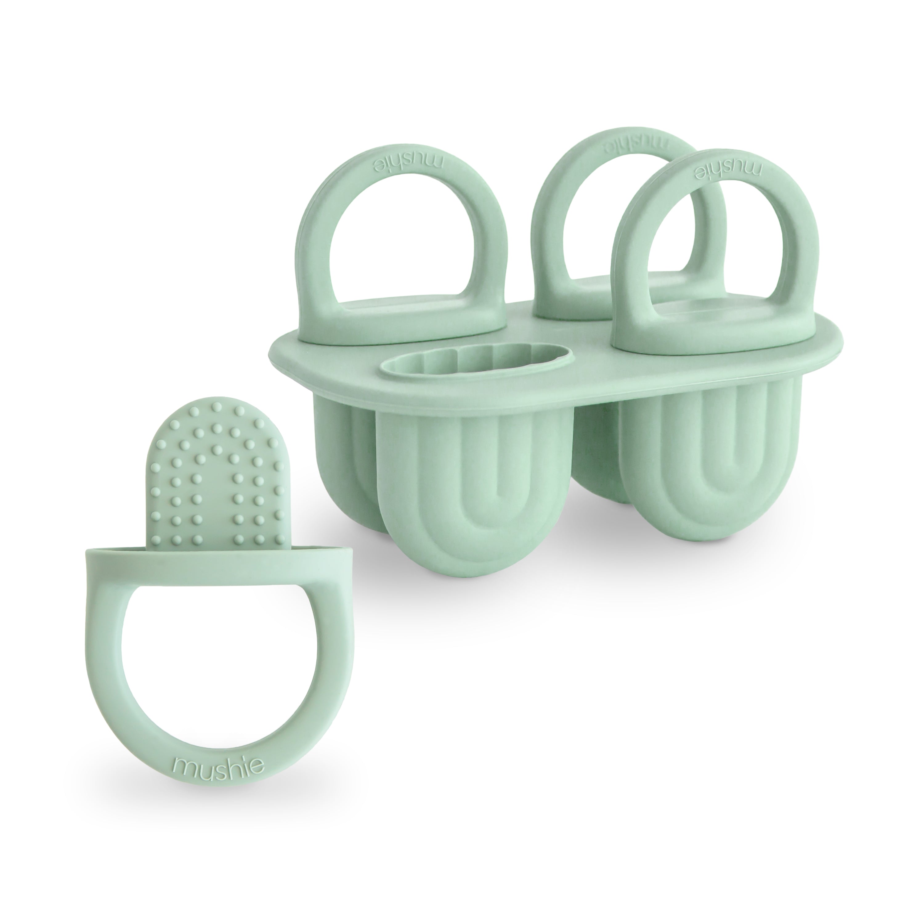 Toddler Ice Pop Tray Toddler Ice Pop Tray Mushie Cambridge Blue