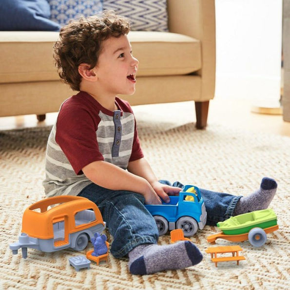 Toddler Toy Truck and Camping Set - Preschool Toys